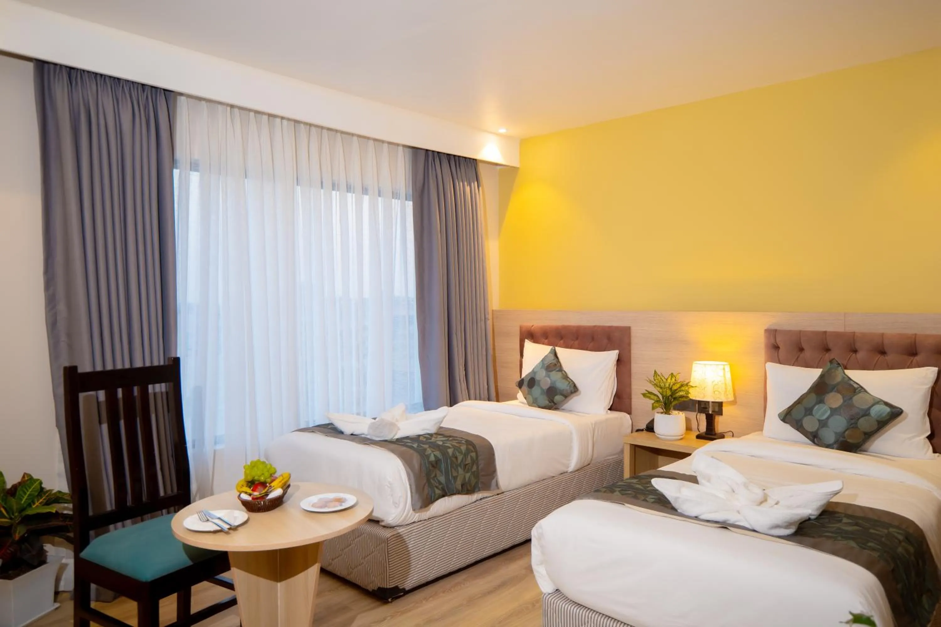 Bed in Velvet Luxe Hotel