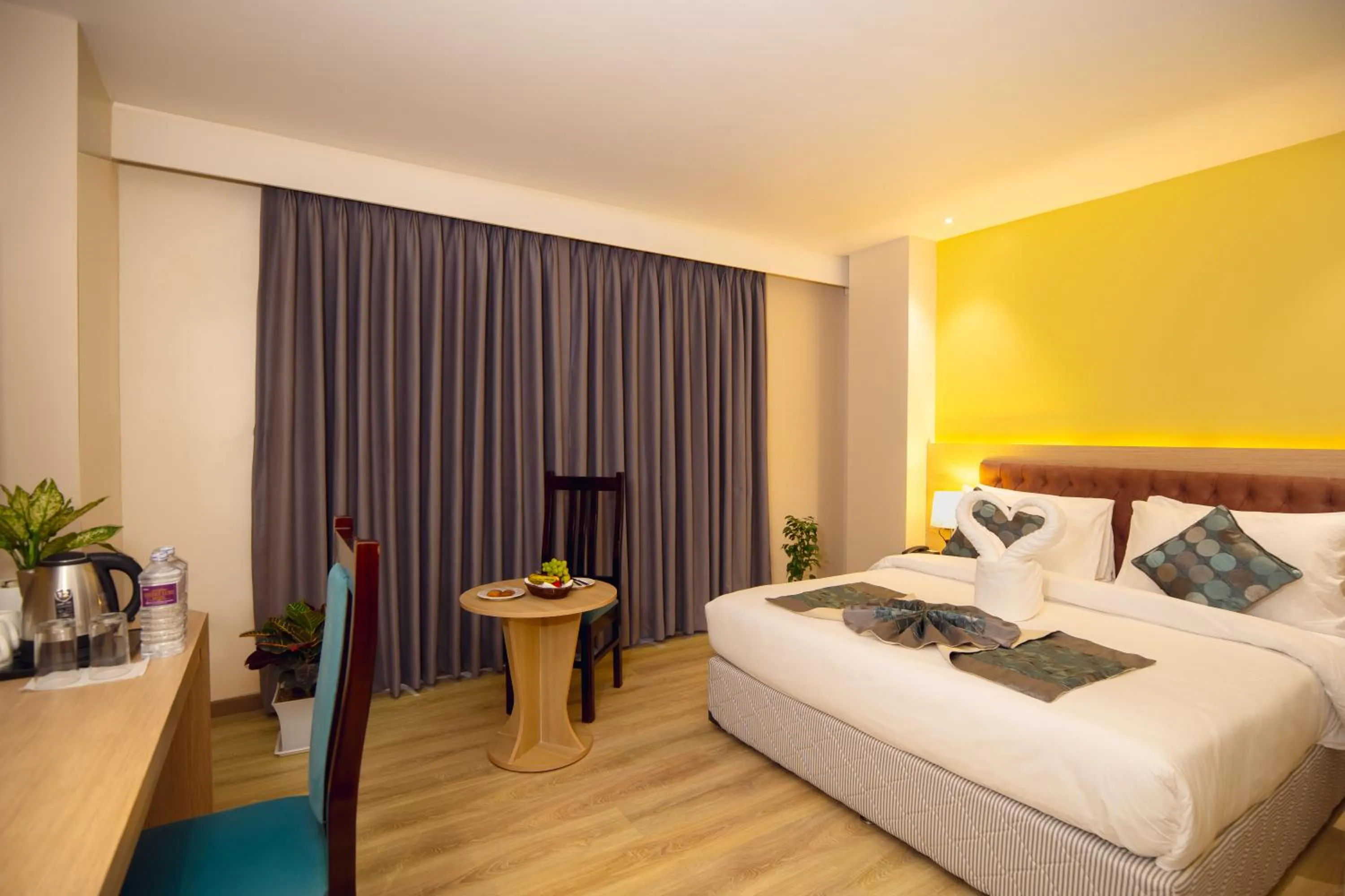 Bed in Velvet Luxe Hotel