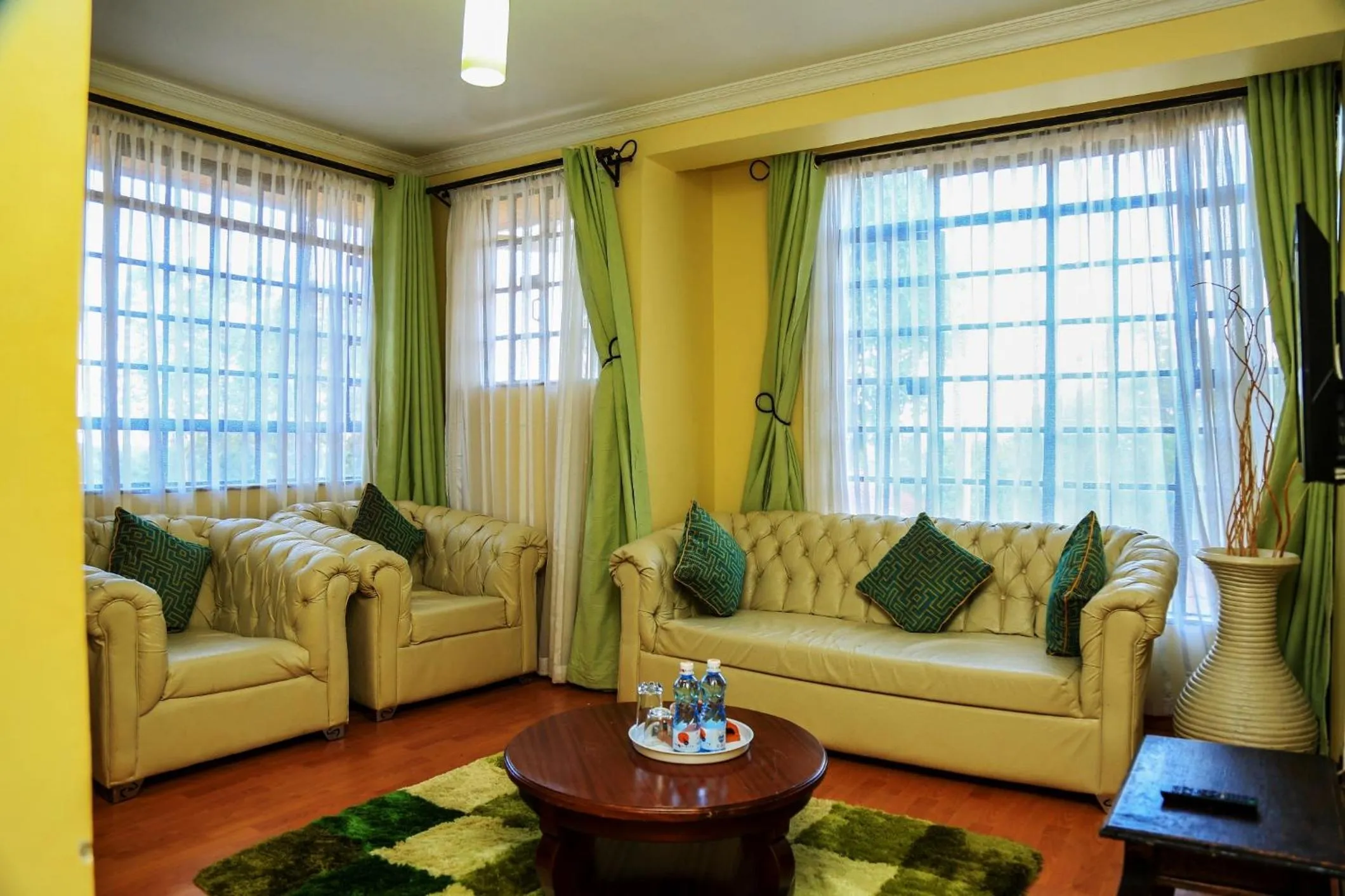 Living room in Davis Court