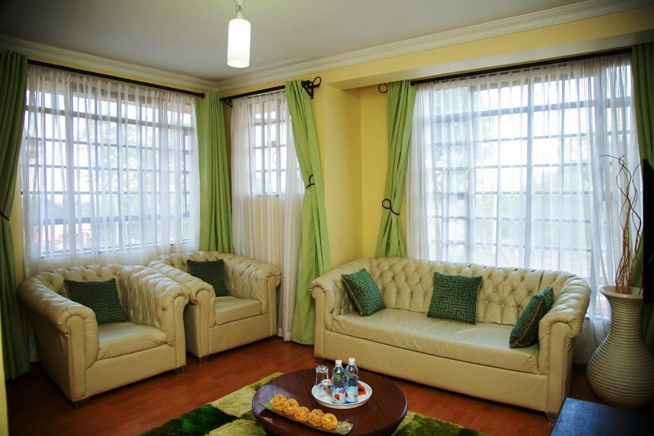 Living room in Davis Court