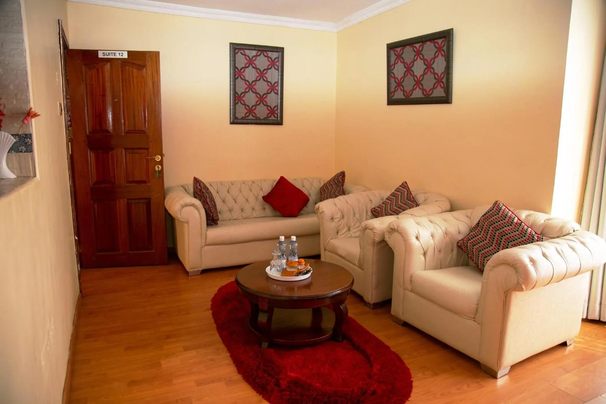 Living room in Davis Court