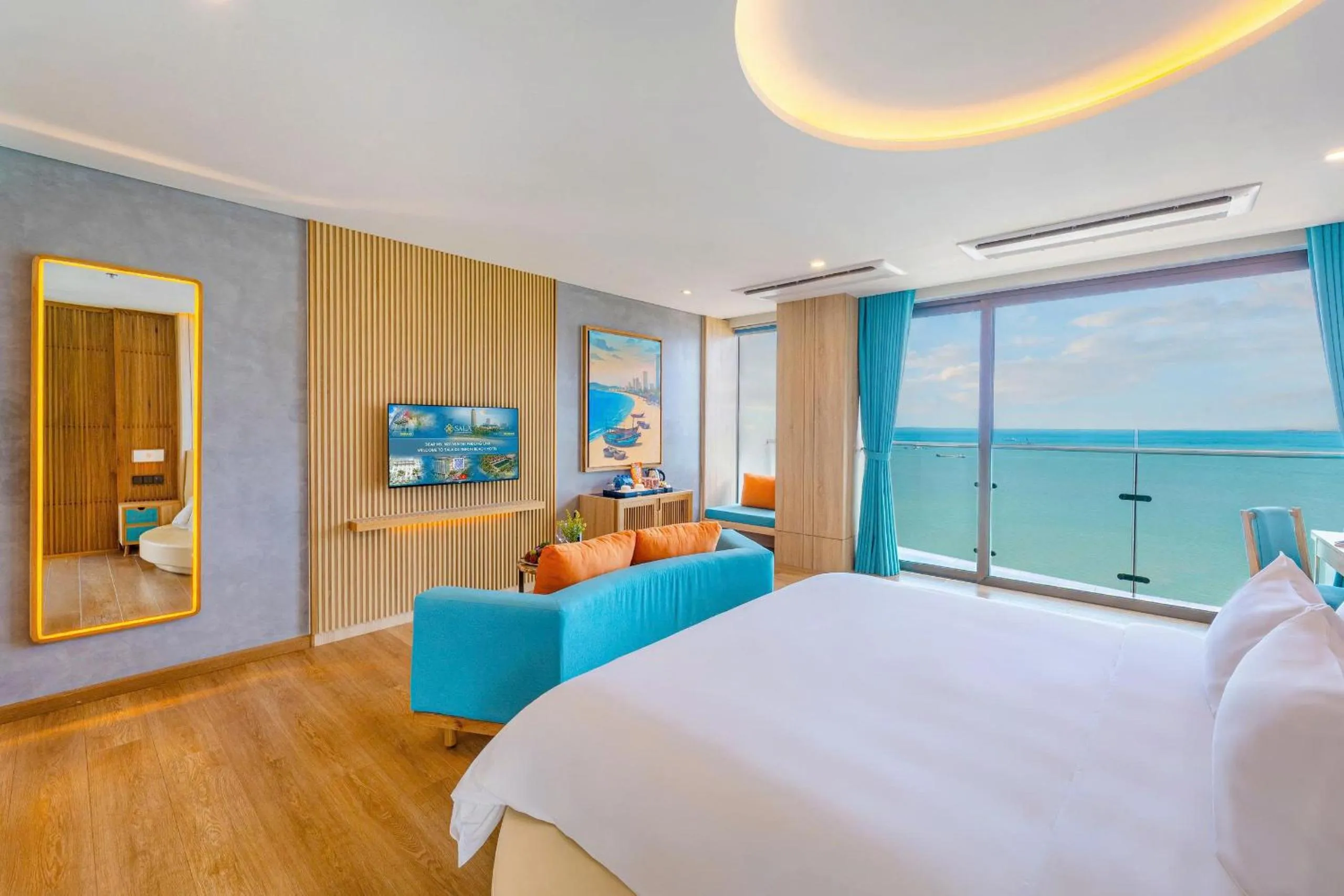 Bedroom, Bed in Sala Quy Nhon Beach Hotel