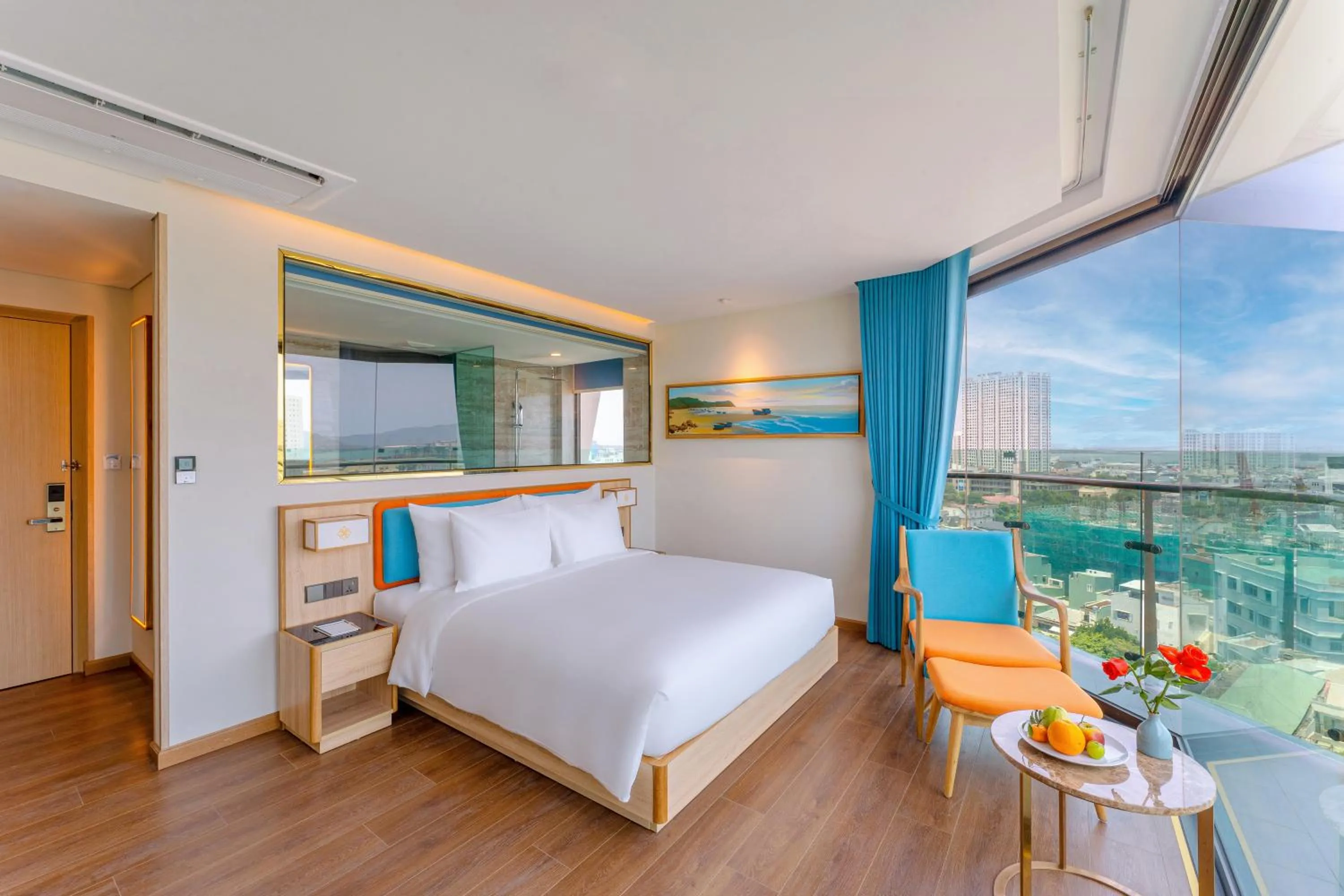 Bed in Sala Quy Nhon Beach Hotel