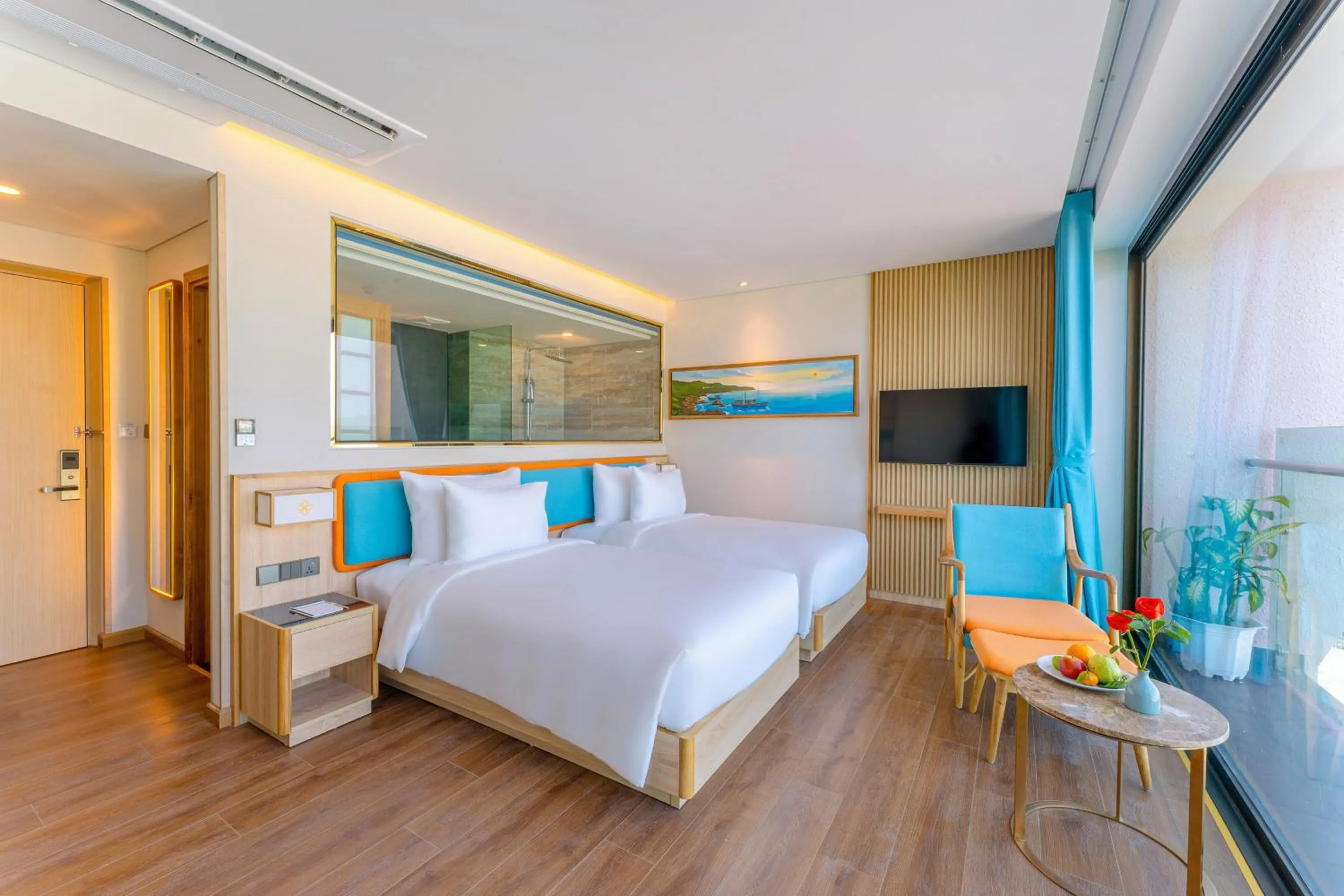 Bed in Sala Quy Nhon Beach Hotel