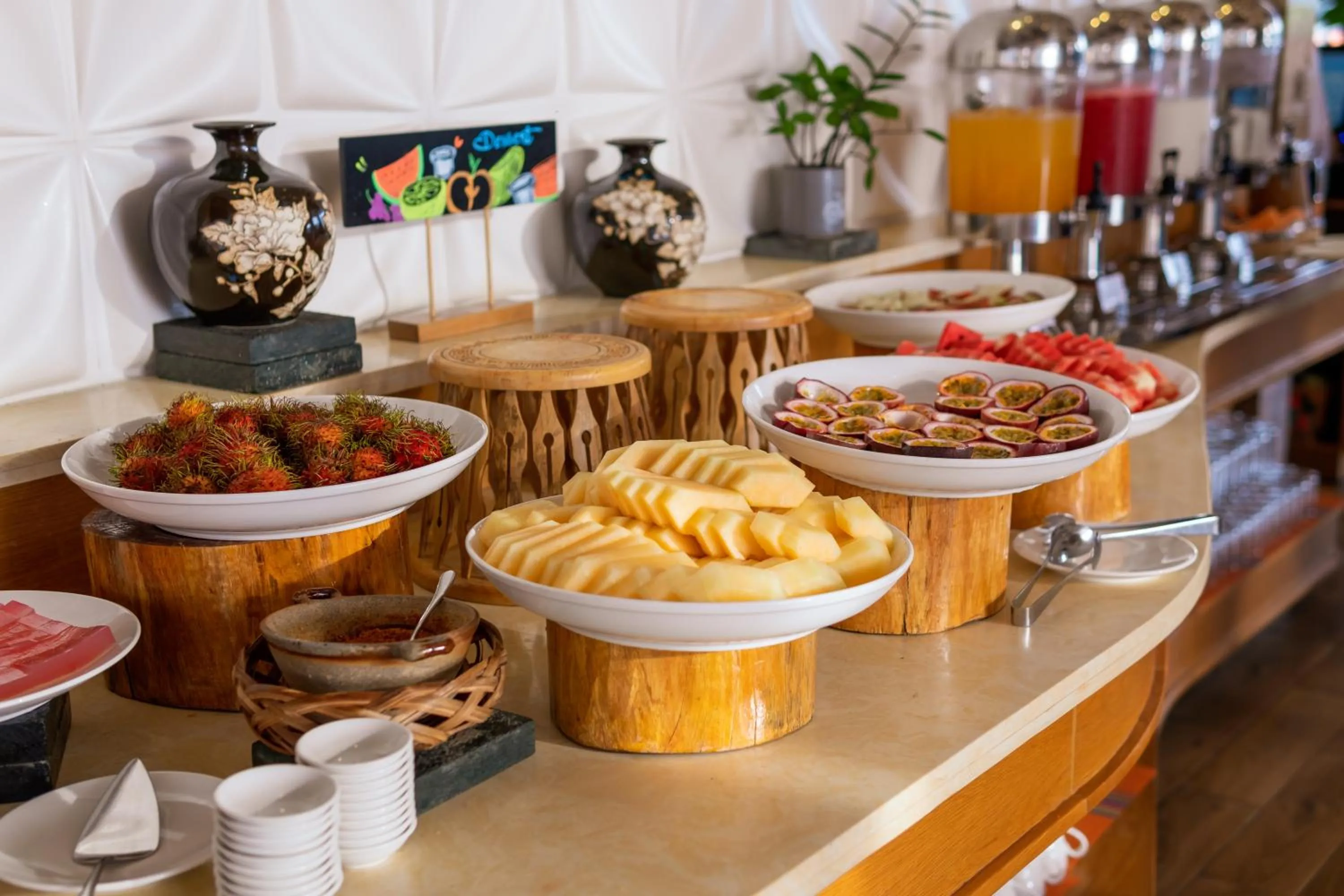 Buffet breakfast in Sala Quy Nhon Beach Hotel