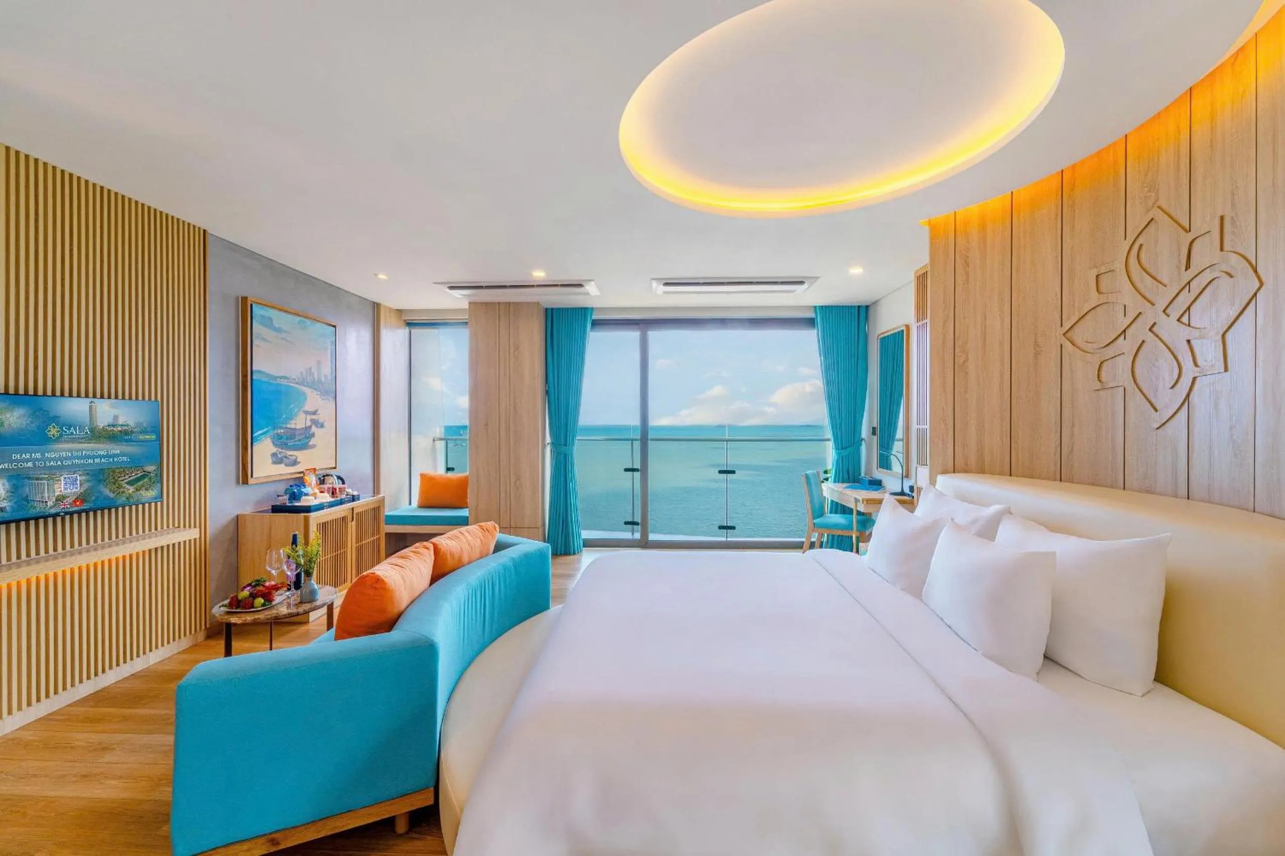 Bedroom, Bed in Sala Quy Nhon Beach Hotel