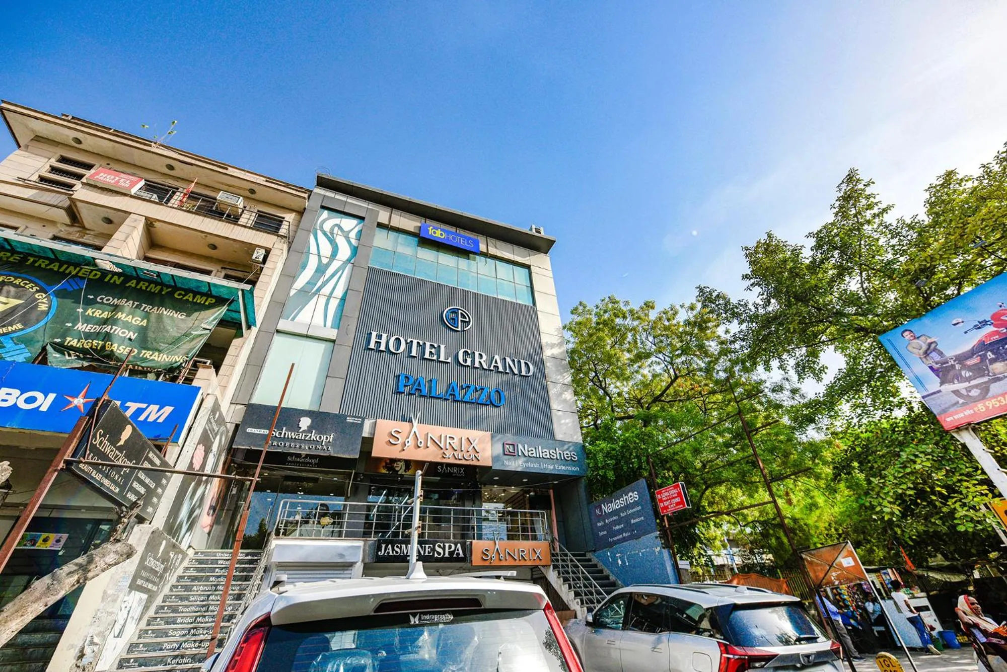 Property building in FabHotel Grand Palazzo Near Paschim Vihar