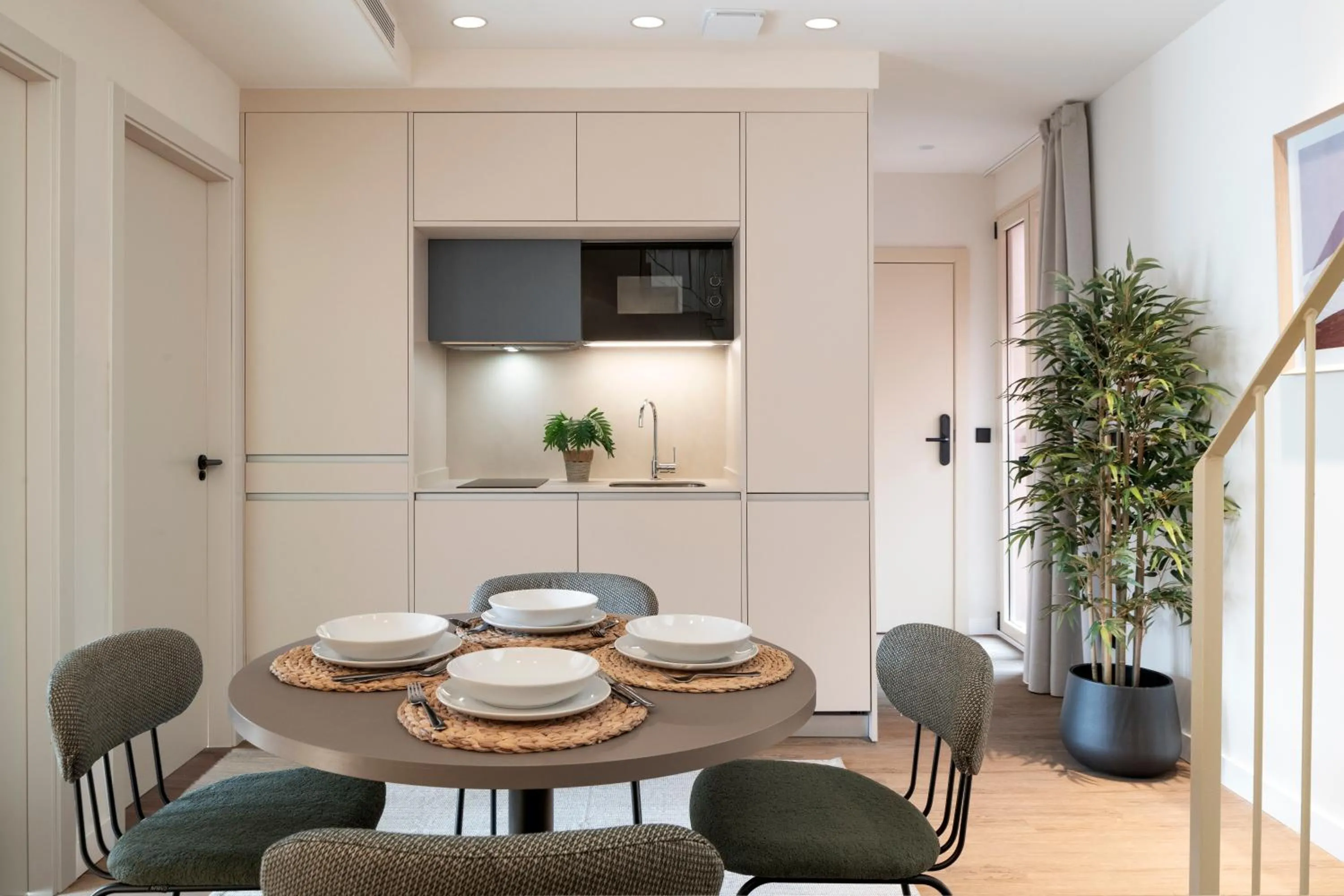 Kitchen or kitchenette in Magno Apartments Clavellinas
