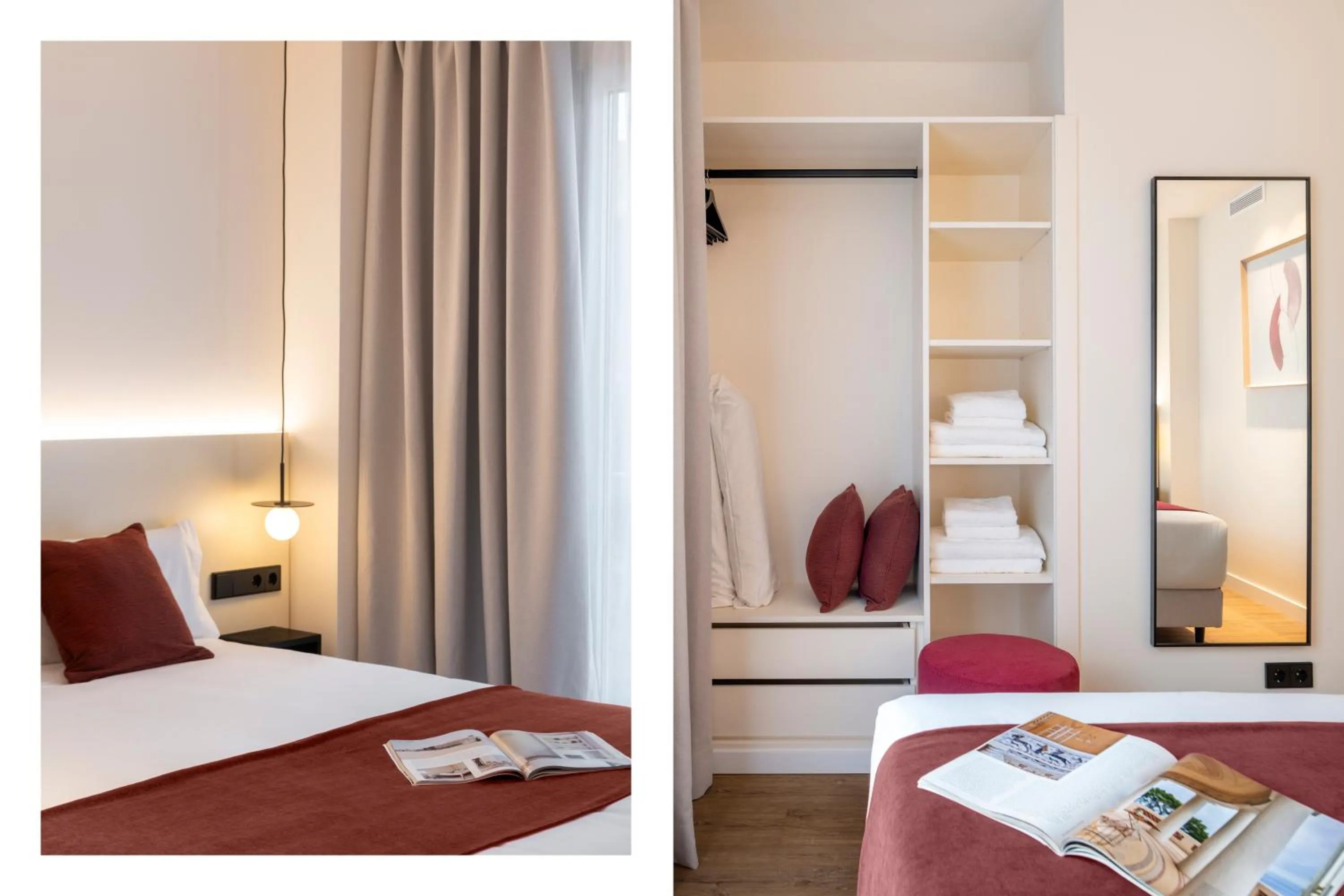 Bed in Magno Apartments Clavellinas