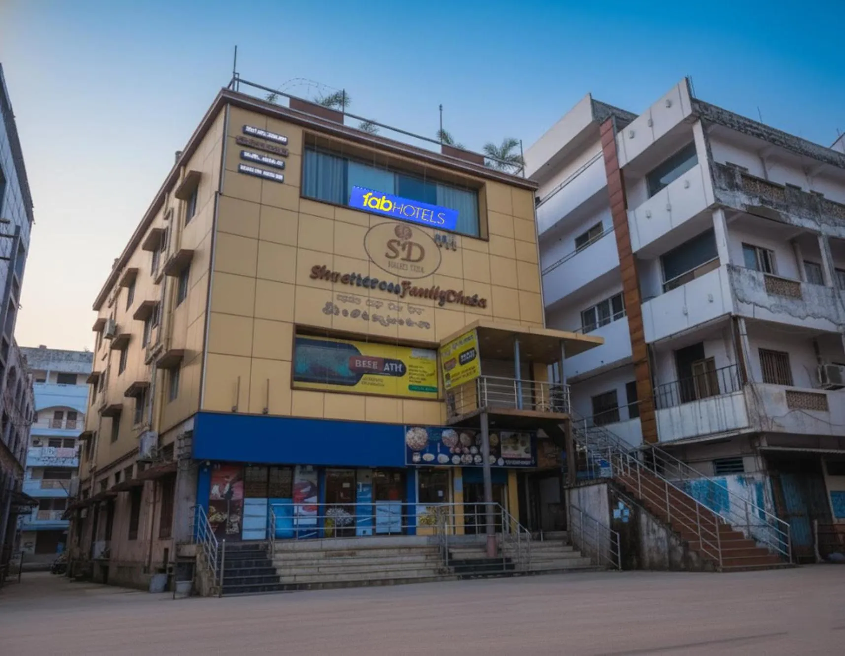 Property building in FabHotel Prime Adhirath Grand-Nr Madhapur-Hitech CIty