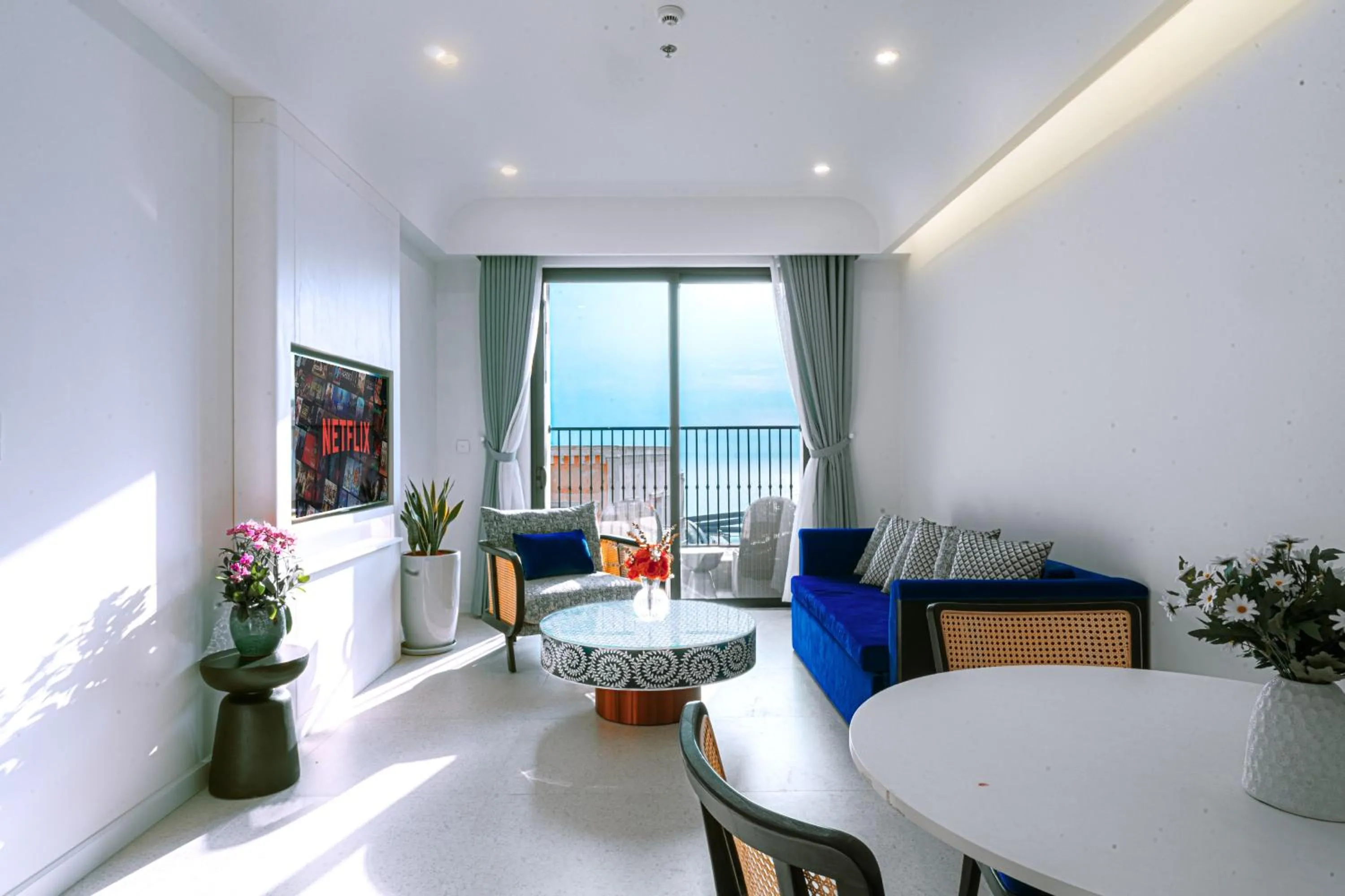 Living room in Sole Casa Phu Quoc