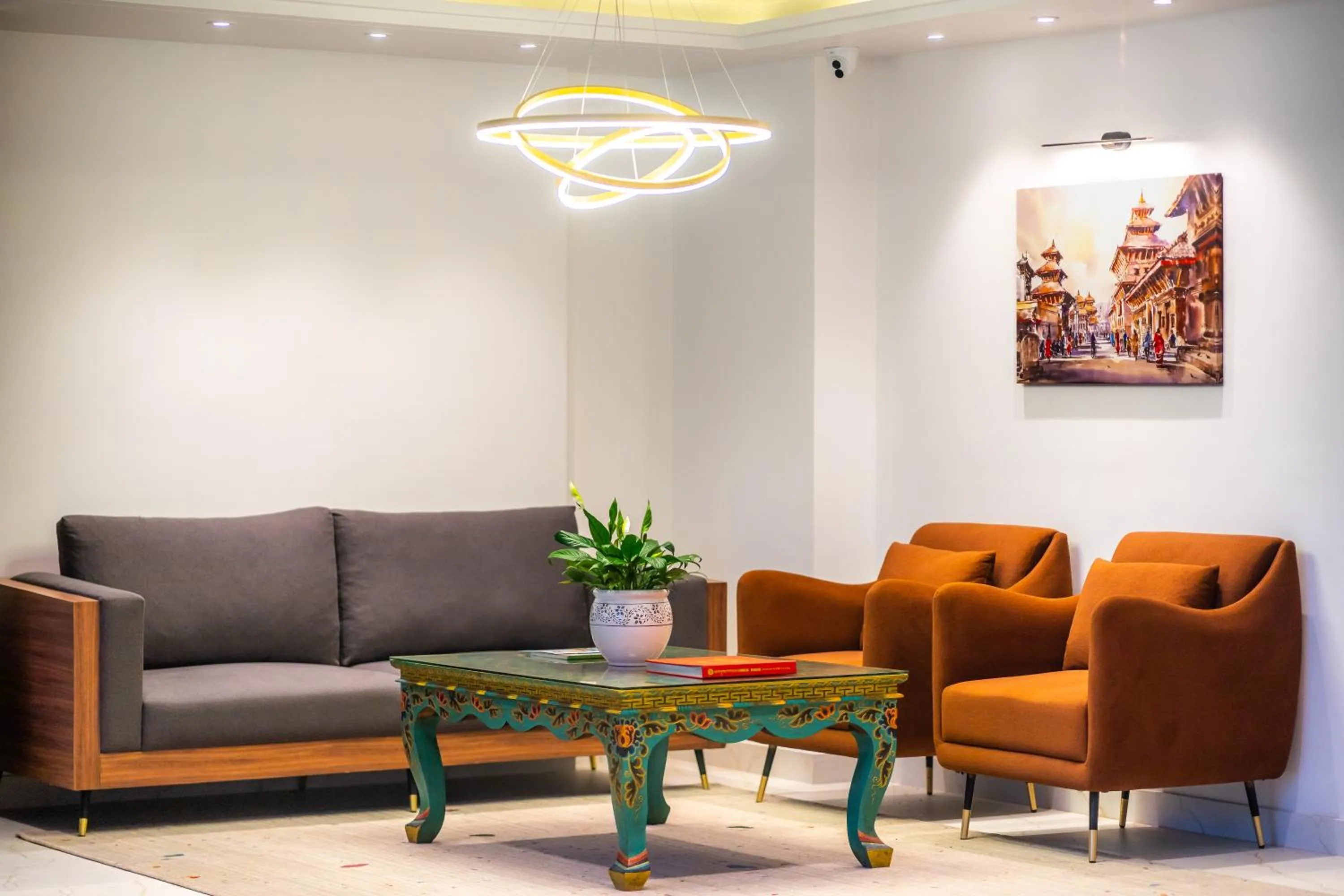 Seating area in Hotel Anuttara