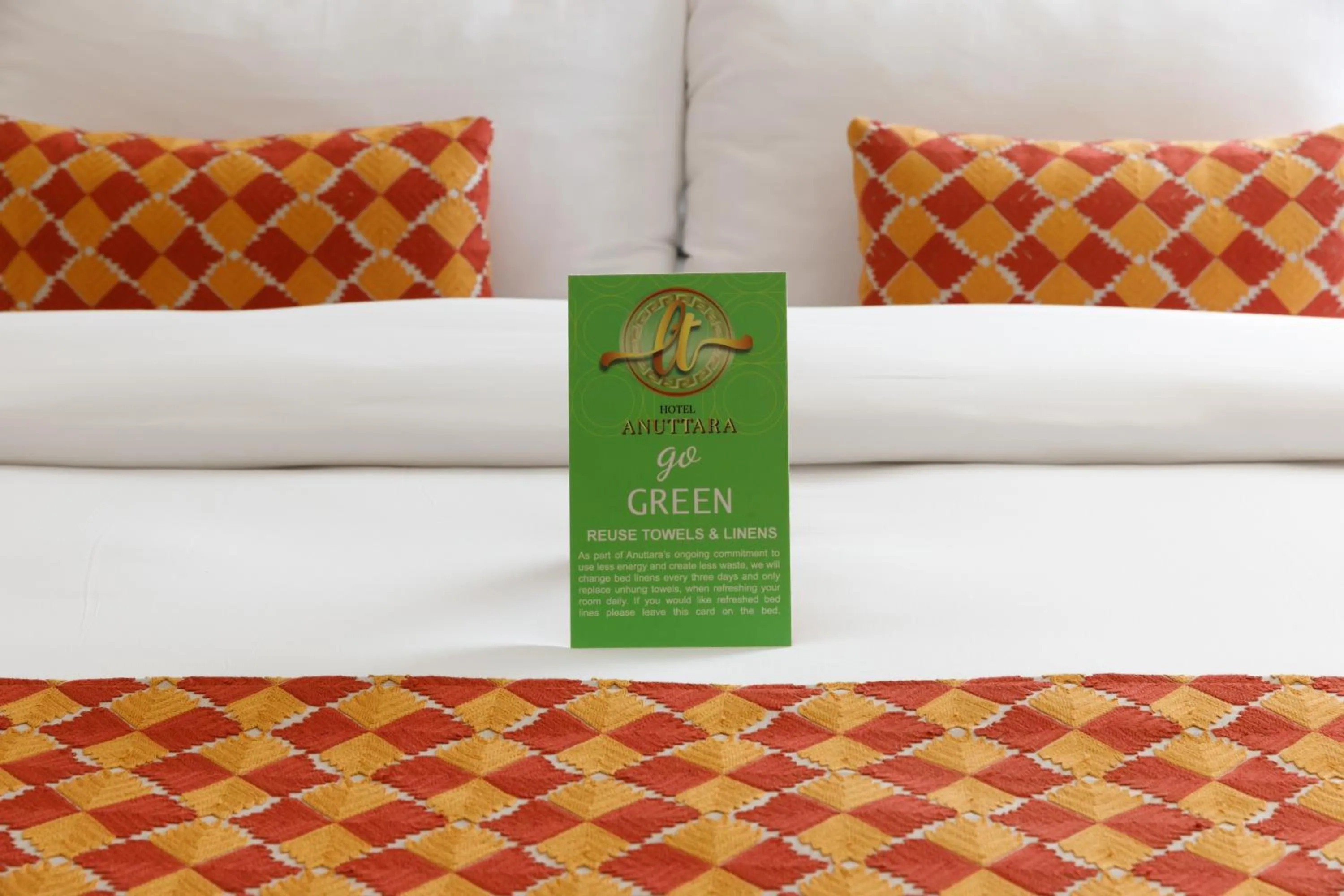 Bed in Hotel Anuttara