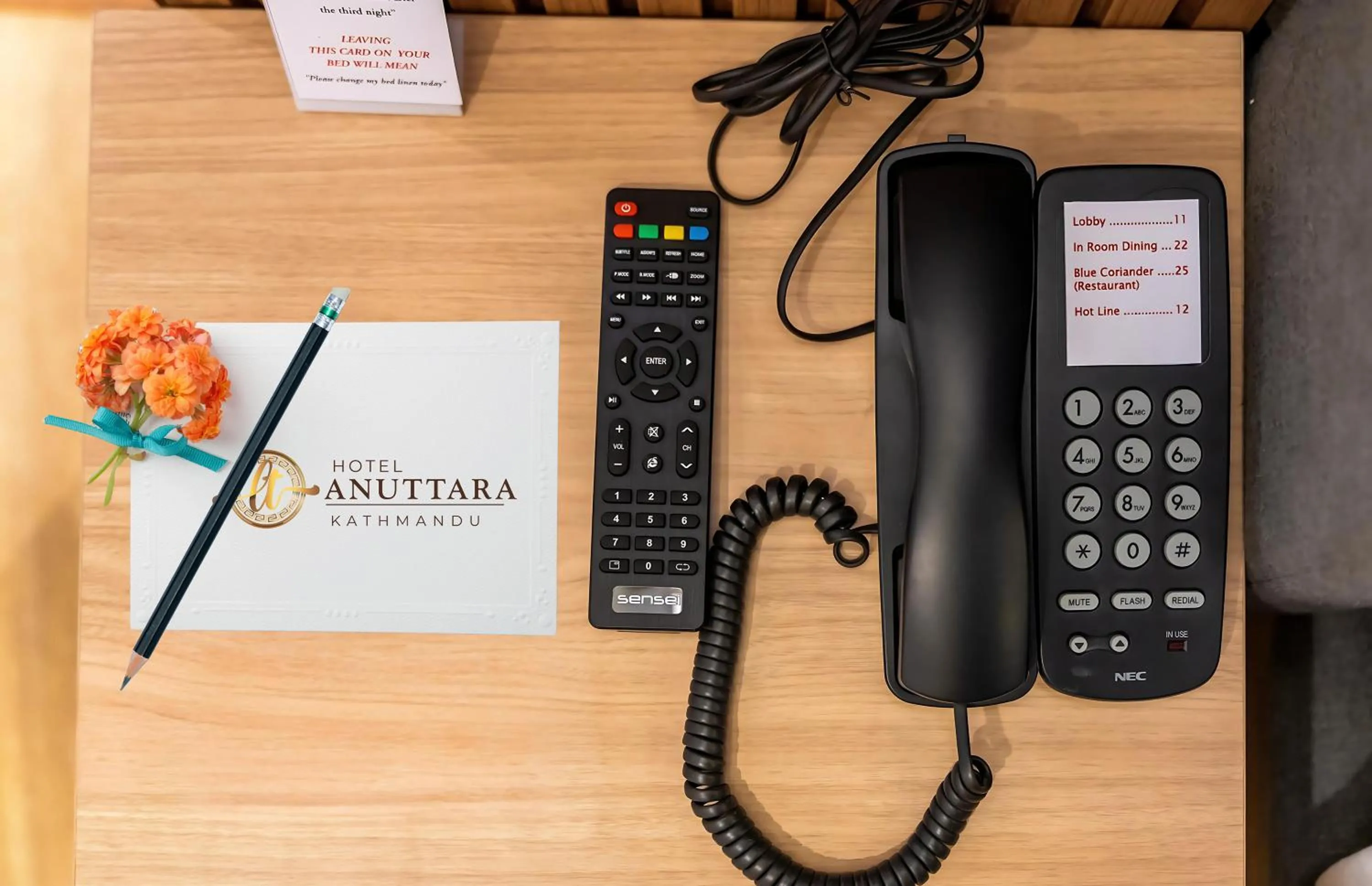 room service in Hotel Anuttara