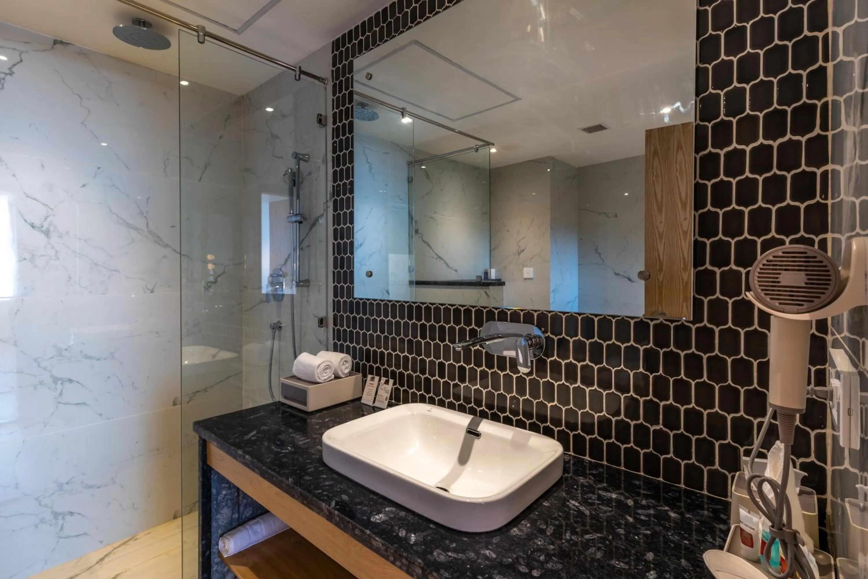 Shower in Hotel Anuttara