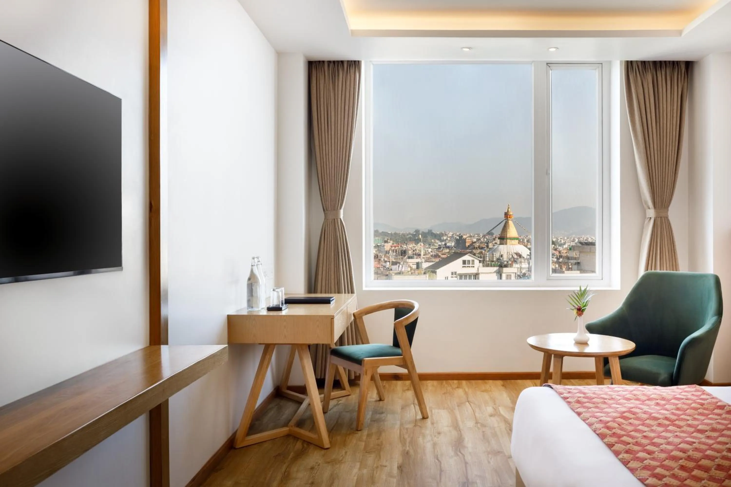 Bed in Hotel Anuttara