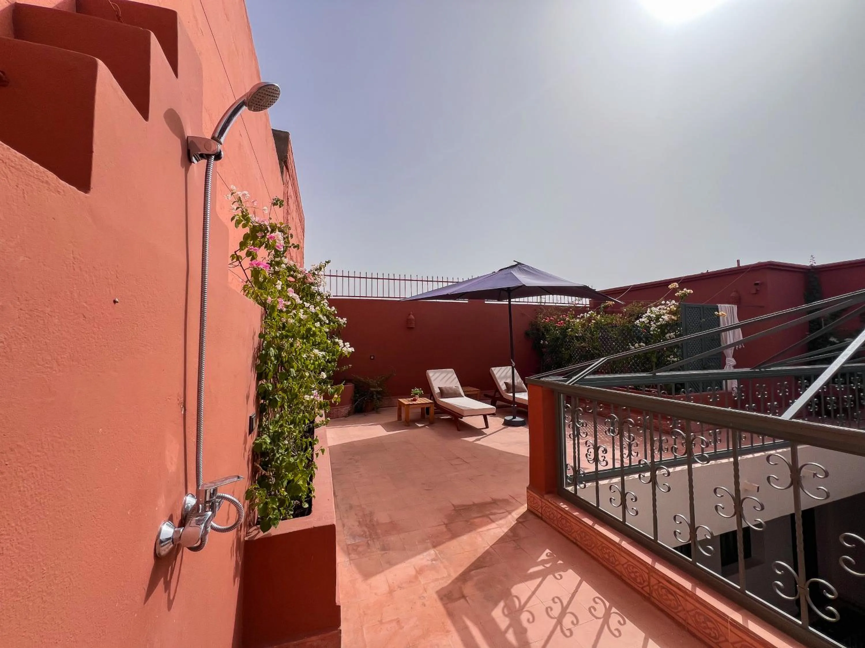 Balcony/Terrace in Riad Kech One & Spa