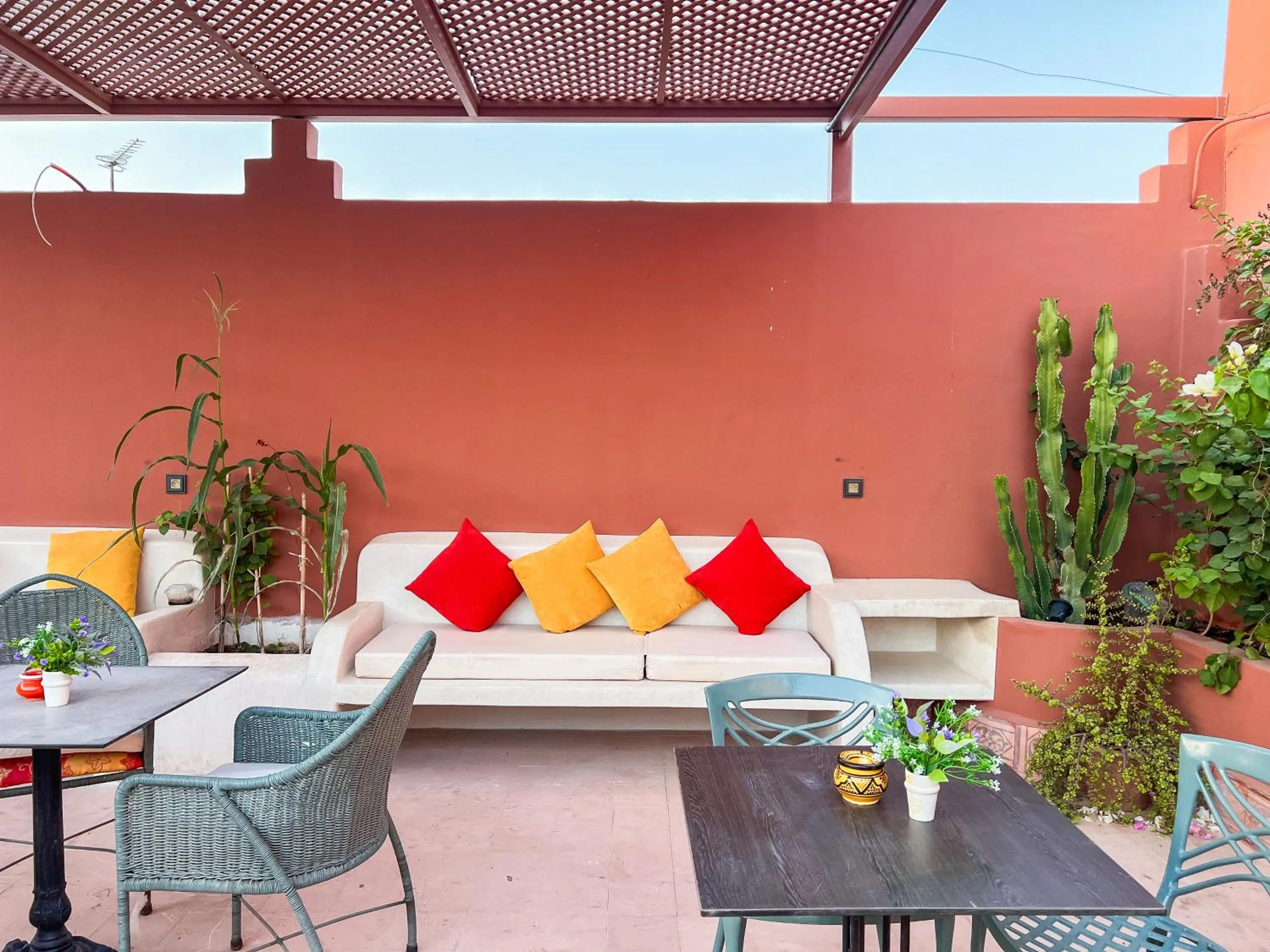 Balcony/Terrace in Riad Kech One & Spa