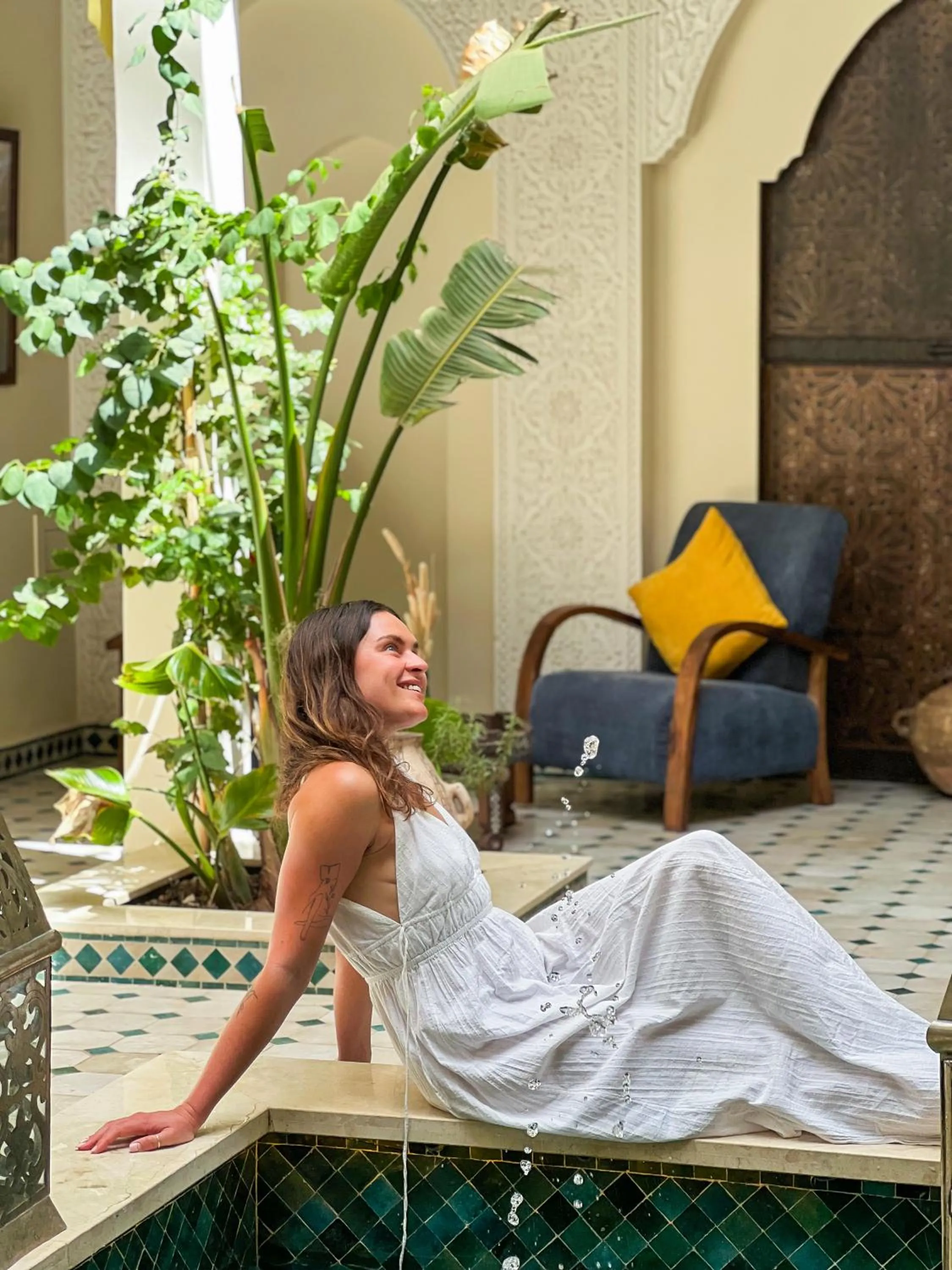 Inner courtyard view in Riad Kech One & Spa