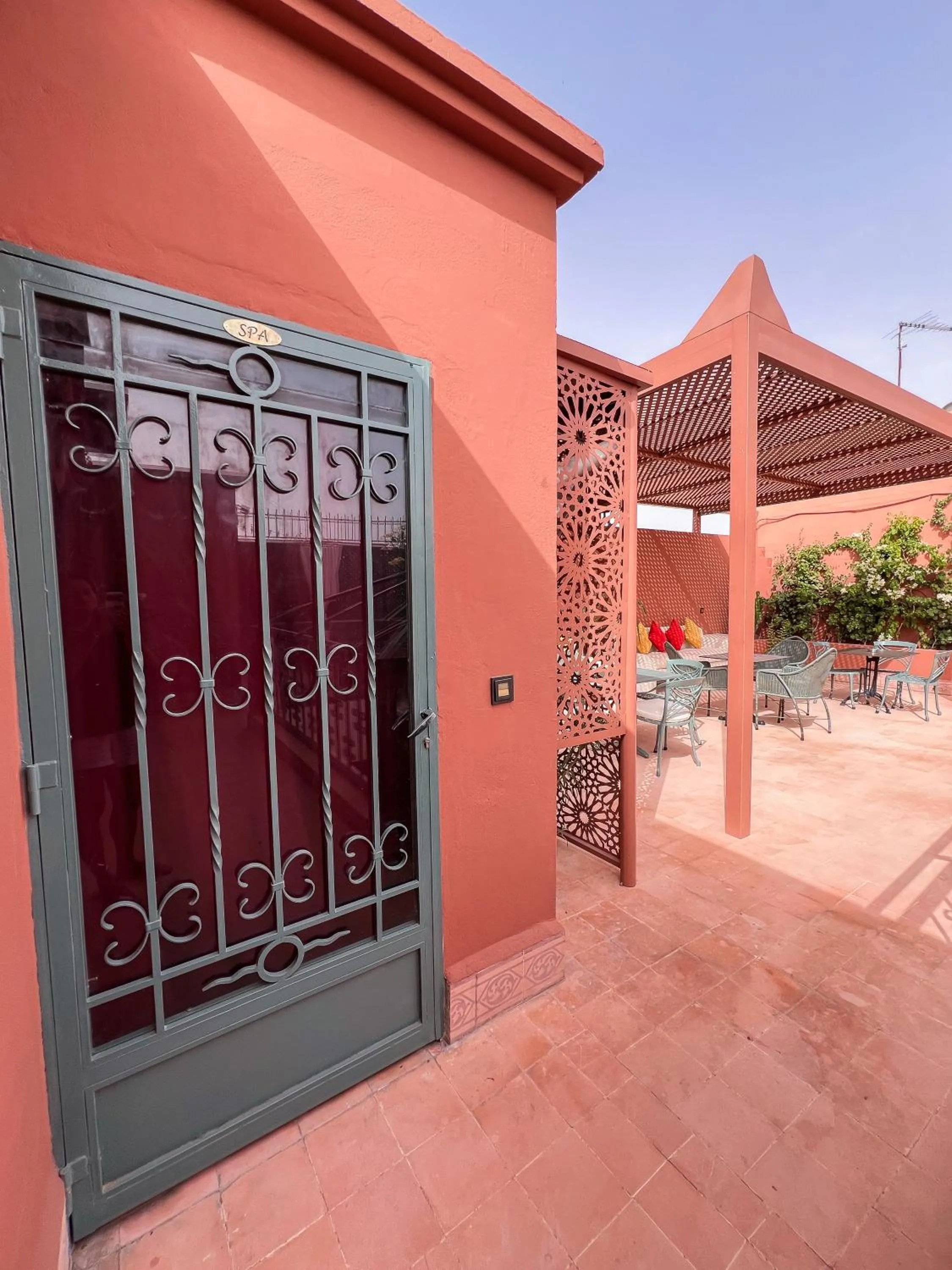 Balcony/Terrace in Riad Kech One & Spa