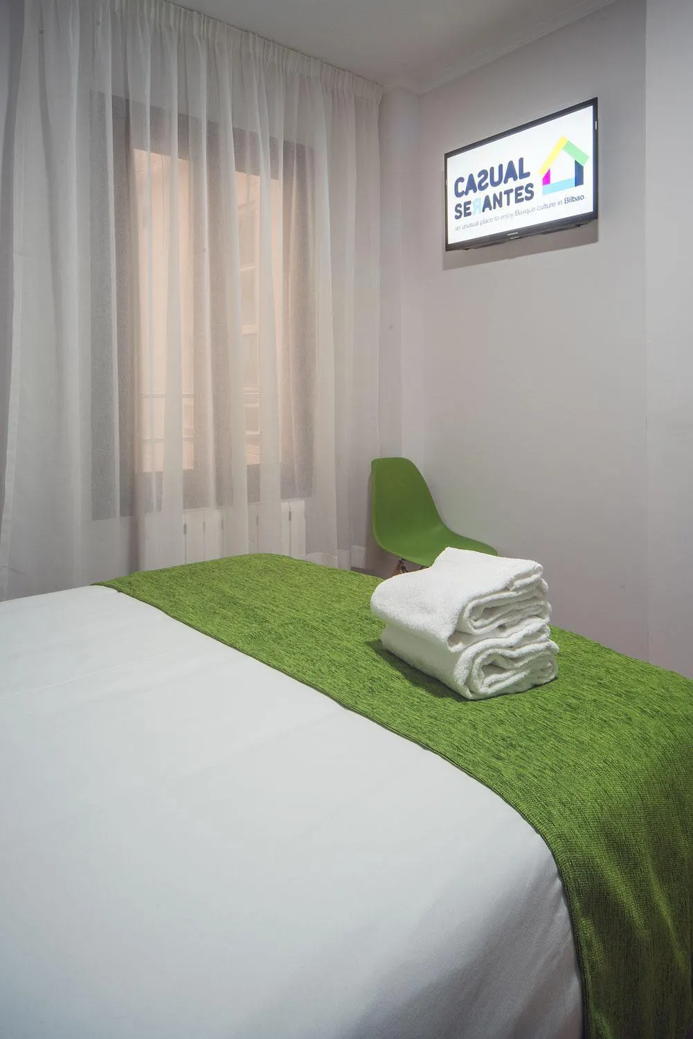 Bedroom, Bed in Casual Serantes