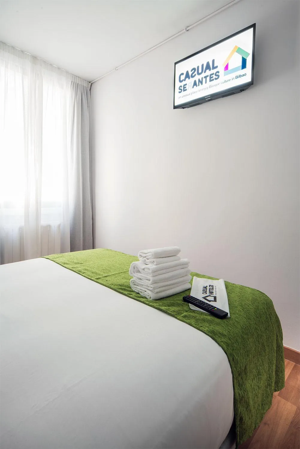 Bedroom, Bed in Casual Serantes