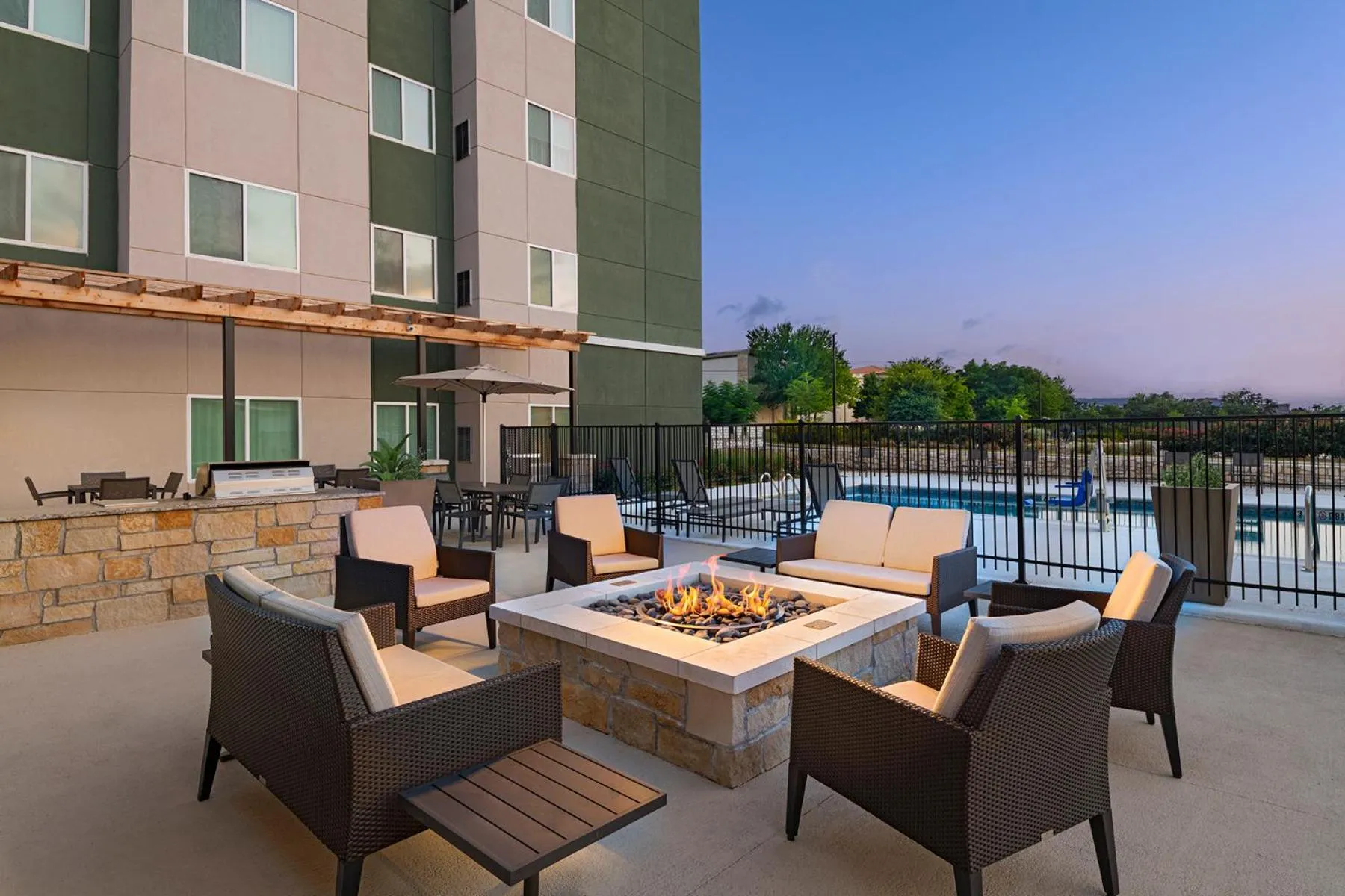 Patio in Residence Inn by Marriott Georgetown