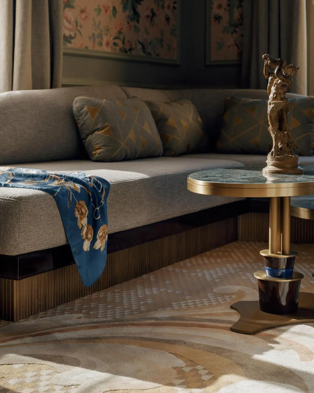 Living room in Villa Pétrusse - Relais & Châteaux