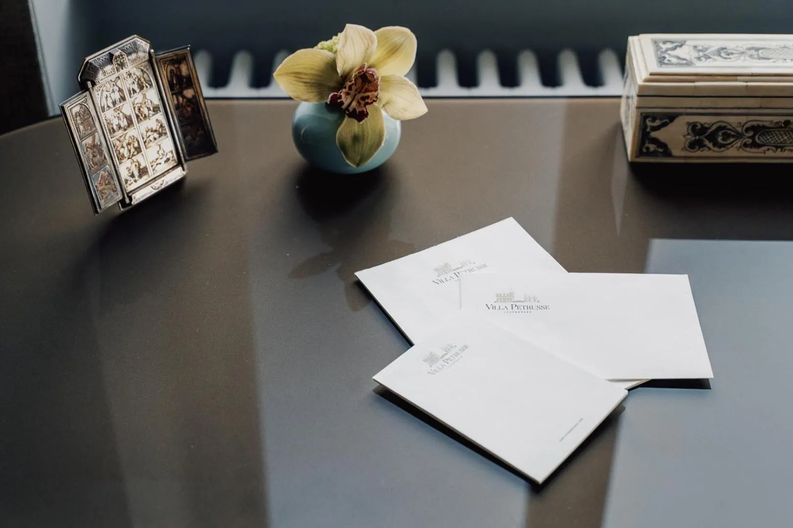 Decorative detail in Villa Pétrusse - Relais & Châteaux