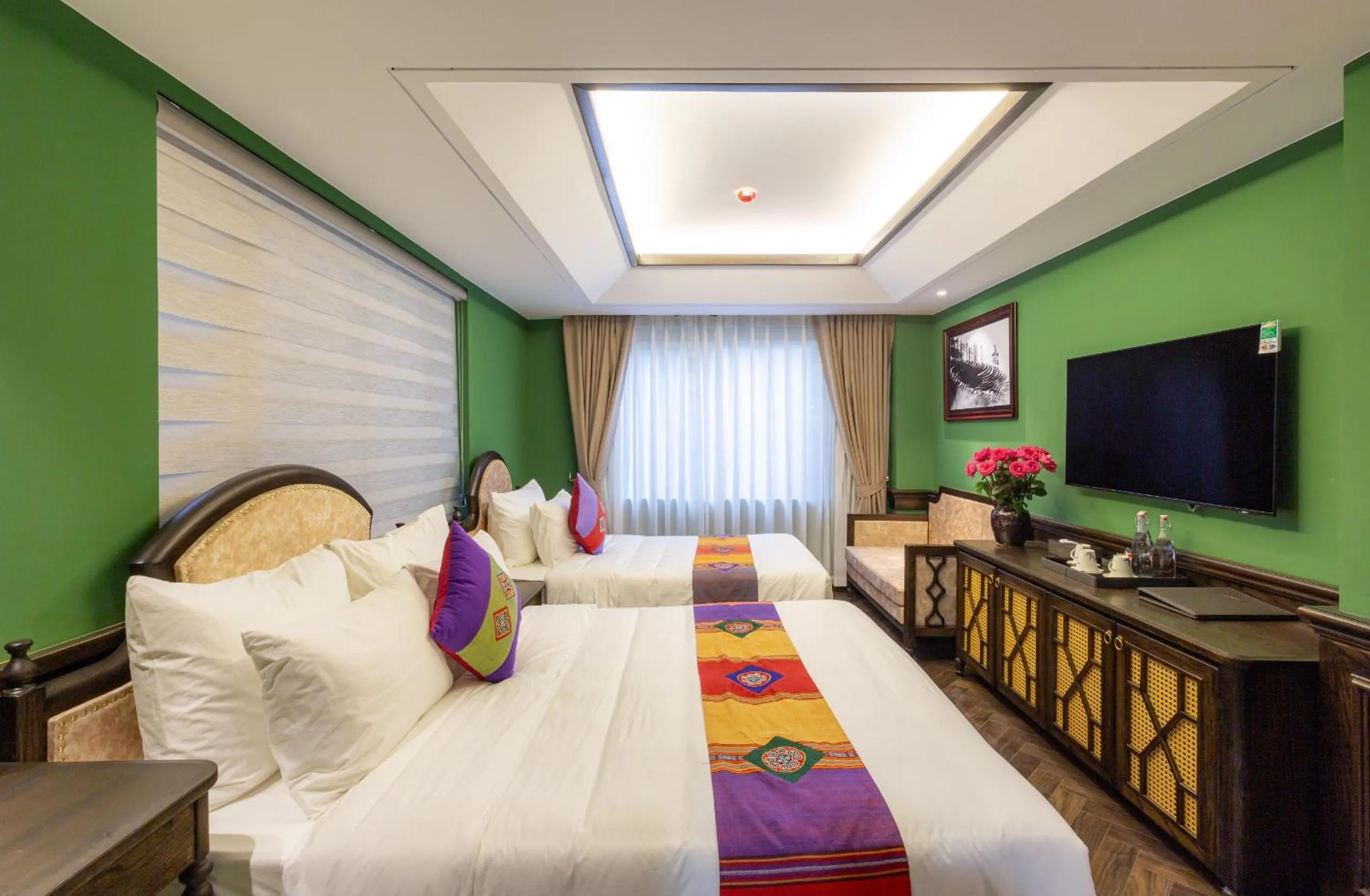 Bed in Fansipan View Hotel