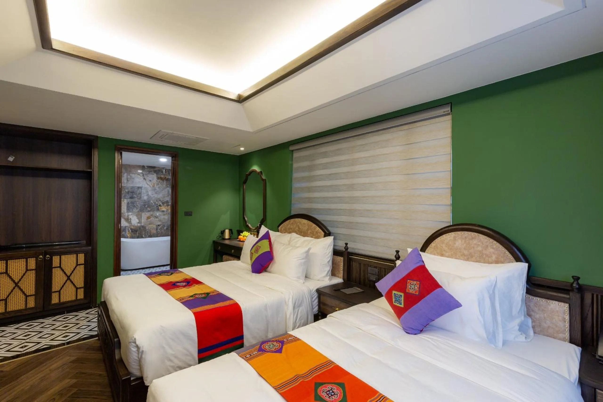 Bed in Fansipan View Hotel