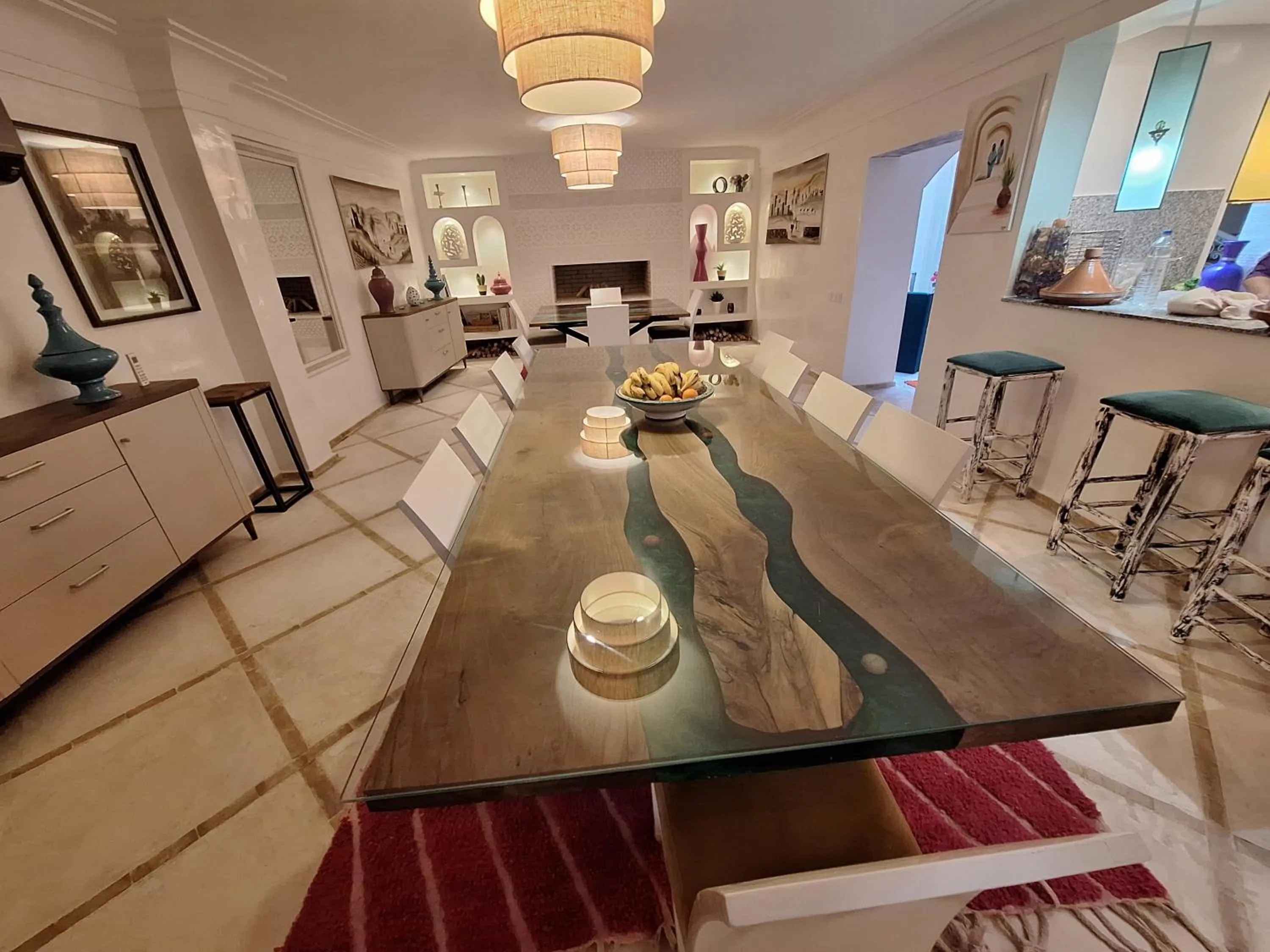 Seating area in Riad Dar Augusta