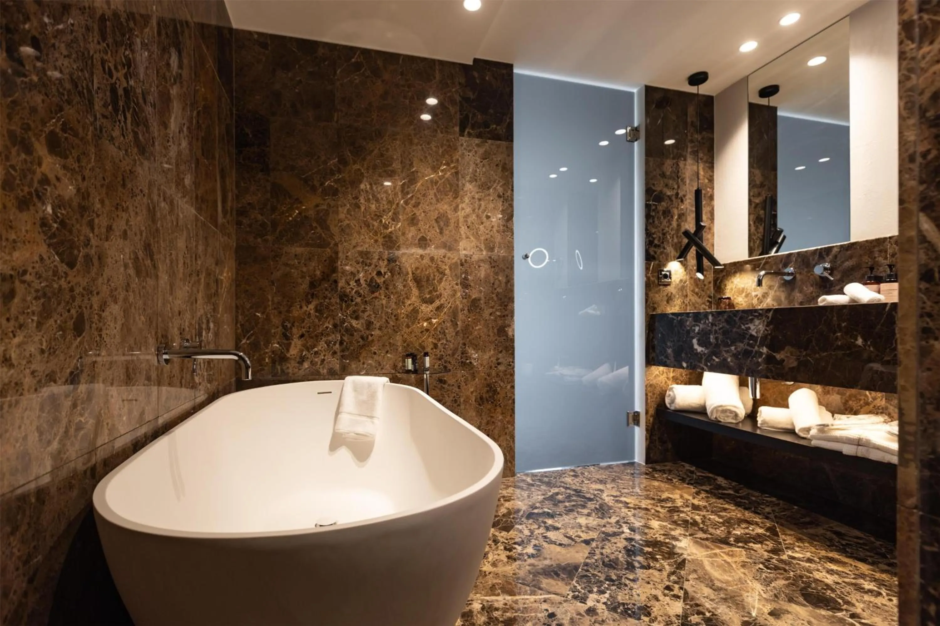 Bathroom in Adia Aluma Athens, Curio Collection By Hilton