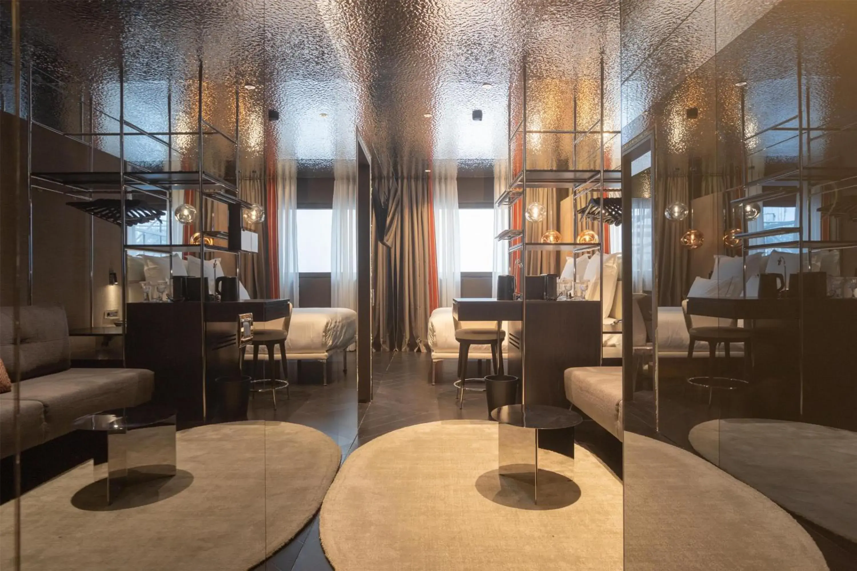 Twin Guest Room with Sofa Bed in Adia Aluma Athens, Curio Collection By Hilton Twin Guest Room with Sofa Bed in Adia Aluma Athens, Curio Collection By Hilton