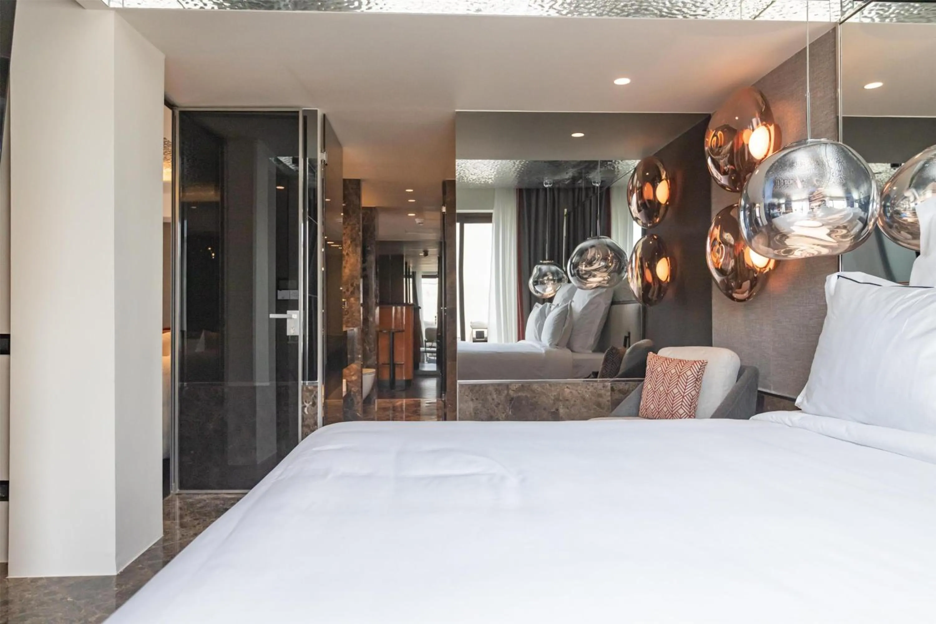 Bed in Adia Aluma Athens, Curio Collection By Hilton