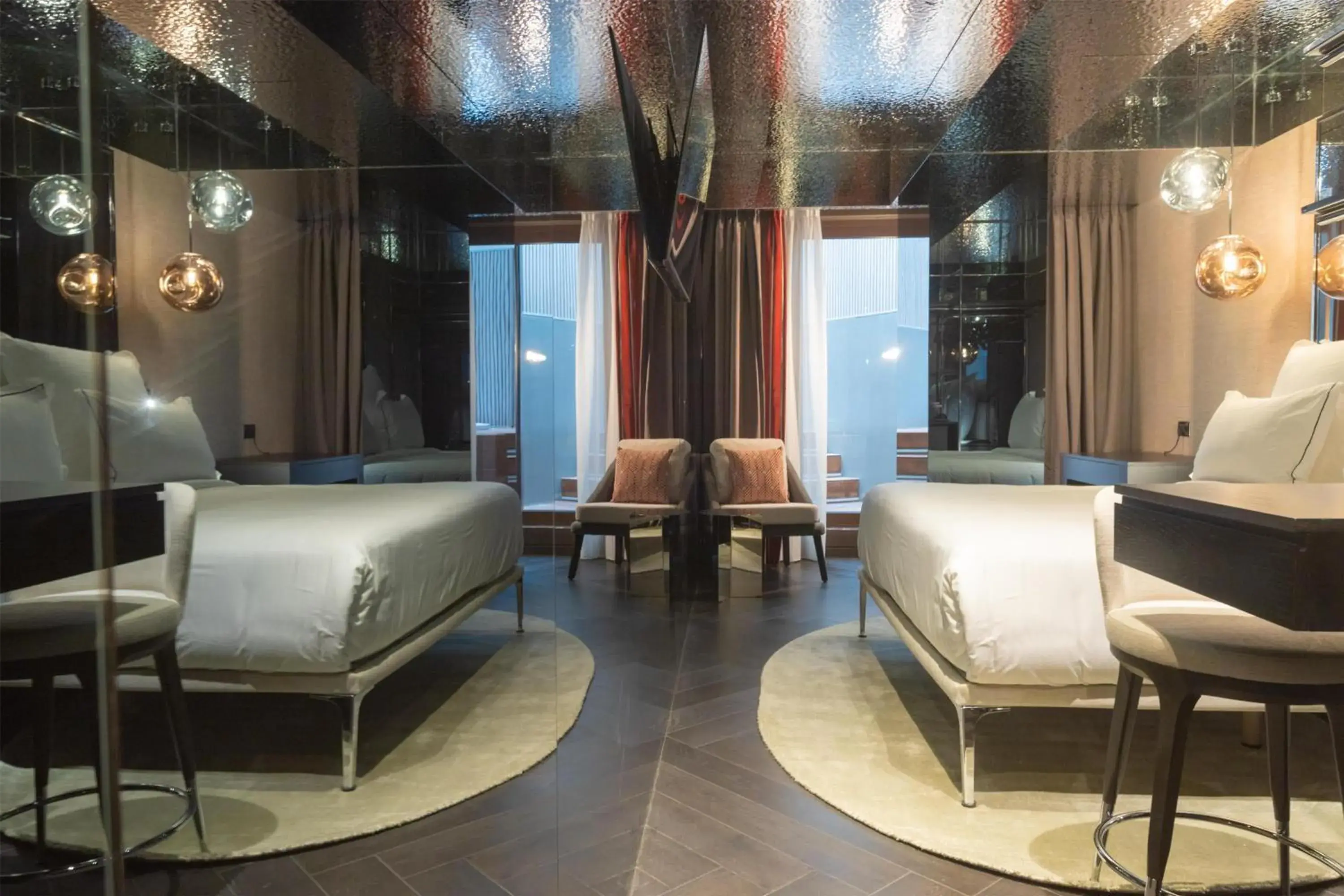 King Guest Room with Terrace and Spa Bath in Adia Aluma Athens, Curio Collection By Hilton King Guest Room with Terrace and Spa Bath in Adia Aluma Athens, Curio Collection By Hilton