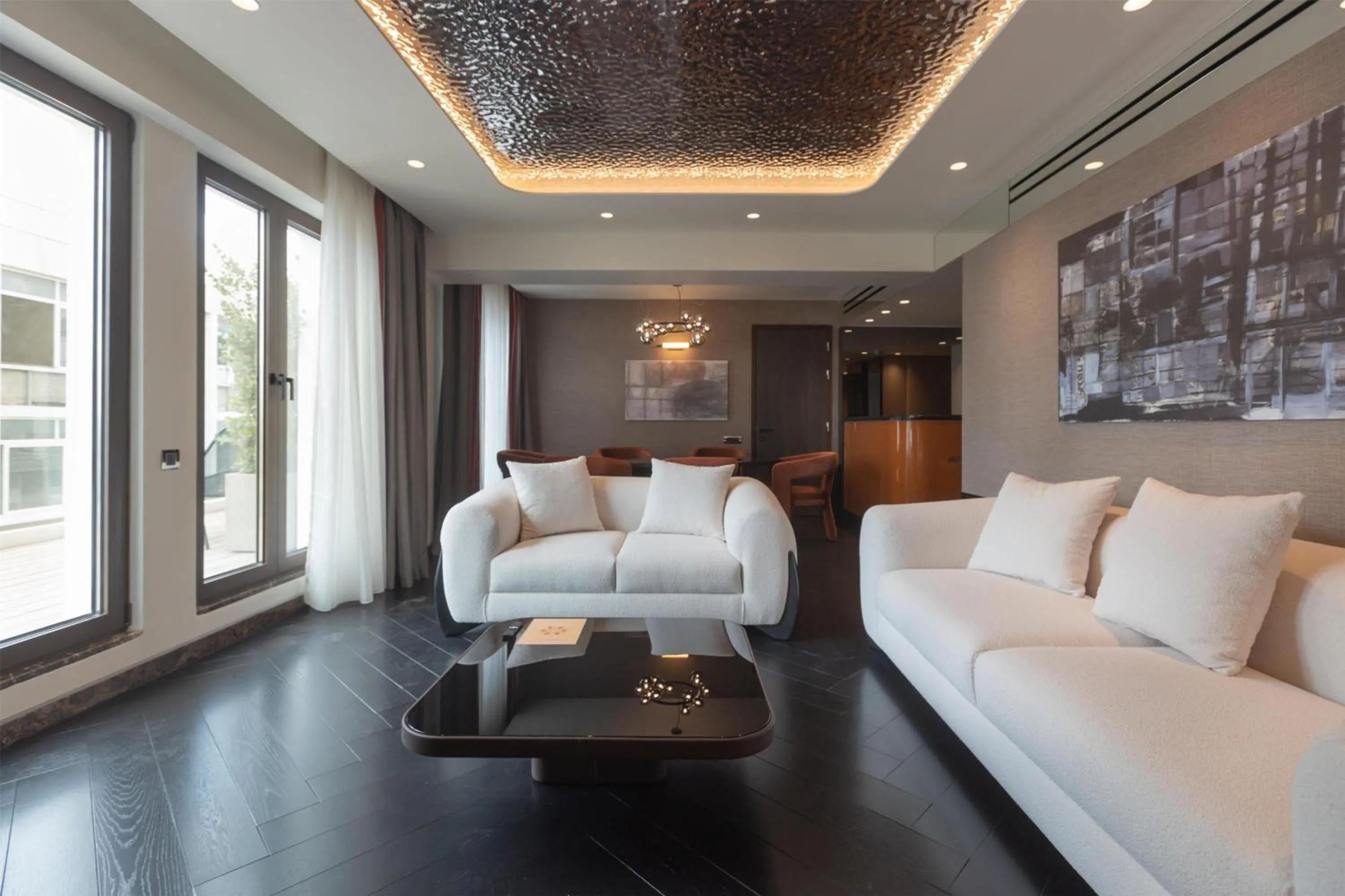 Living room in Adia Aluma Athens, Curio Collection By Hilton