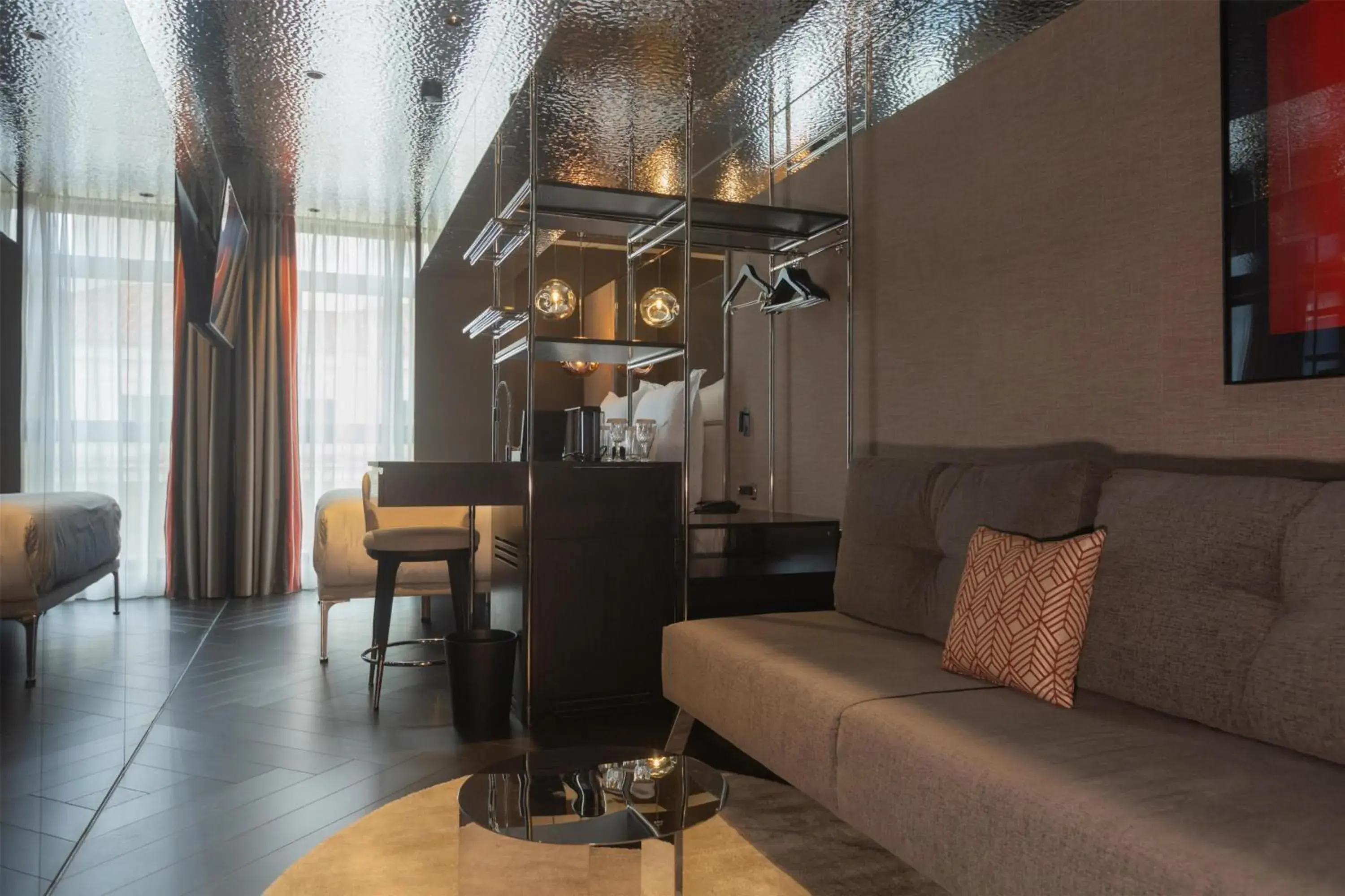 King Guest Room with Sofa Bed in Adia Aluma Athens, Curio Collection By Hilton King Guest Room with Sofa Bed in Adia Aluma Athens, Curio Collection By Hilton