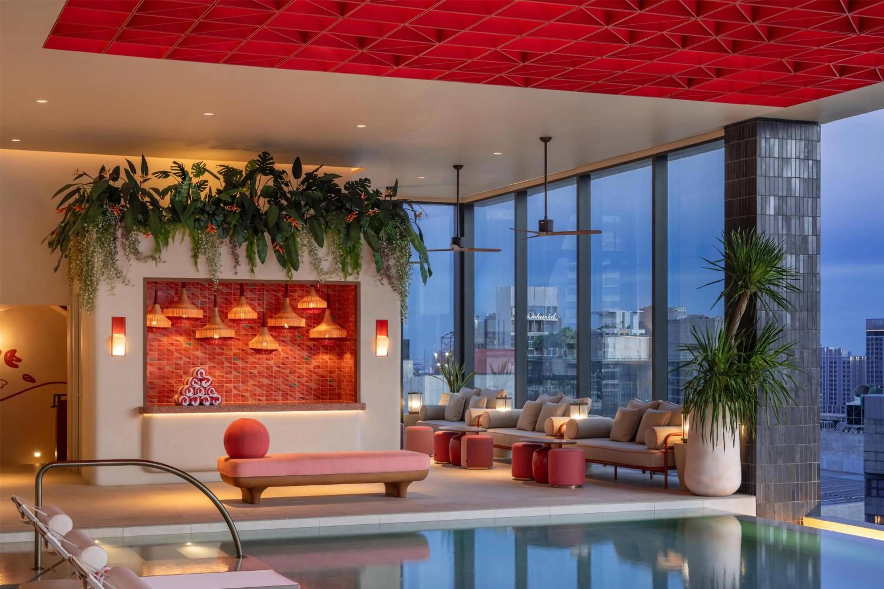 Pool view in Kromo Bangkok, Curio Collection By Hilton