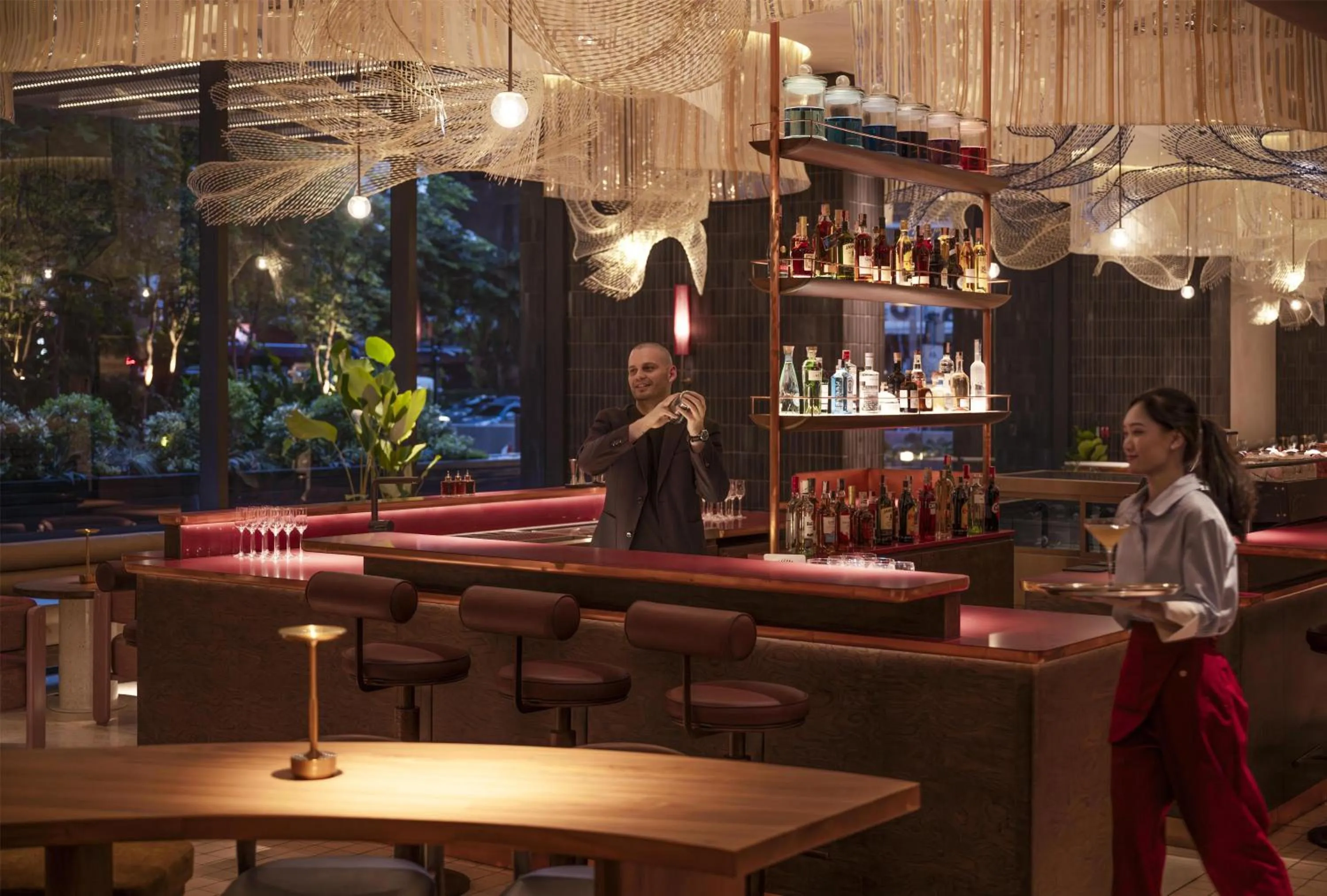 Lounge or bar in Kromo Bangkok, Curio Collection By Hilton