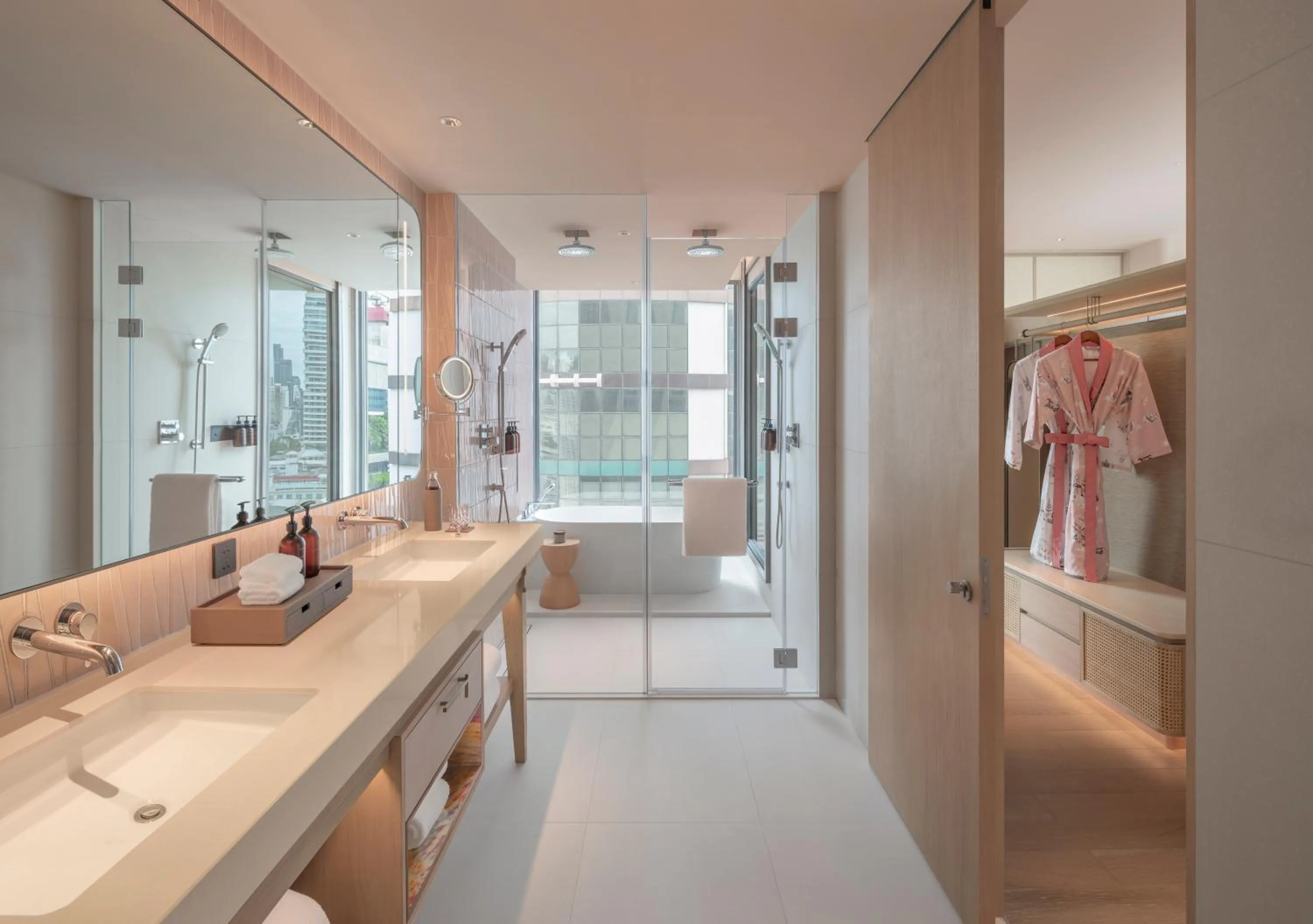 Bathroom in Kromo Bangkok, Curio Collection By Hilton