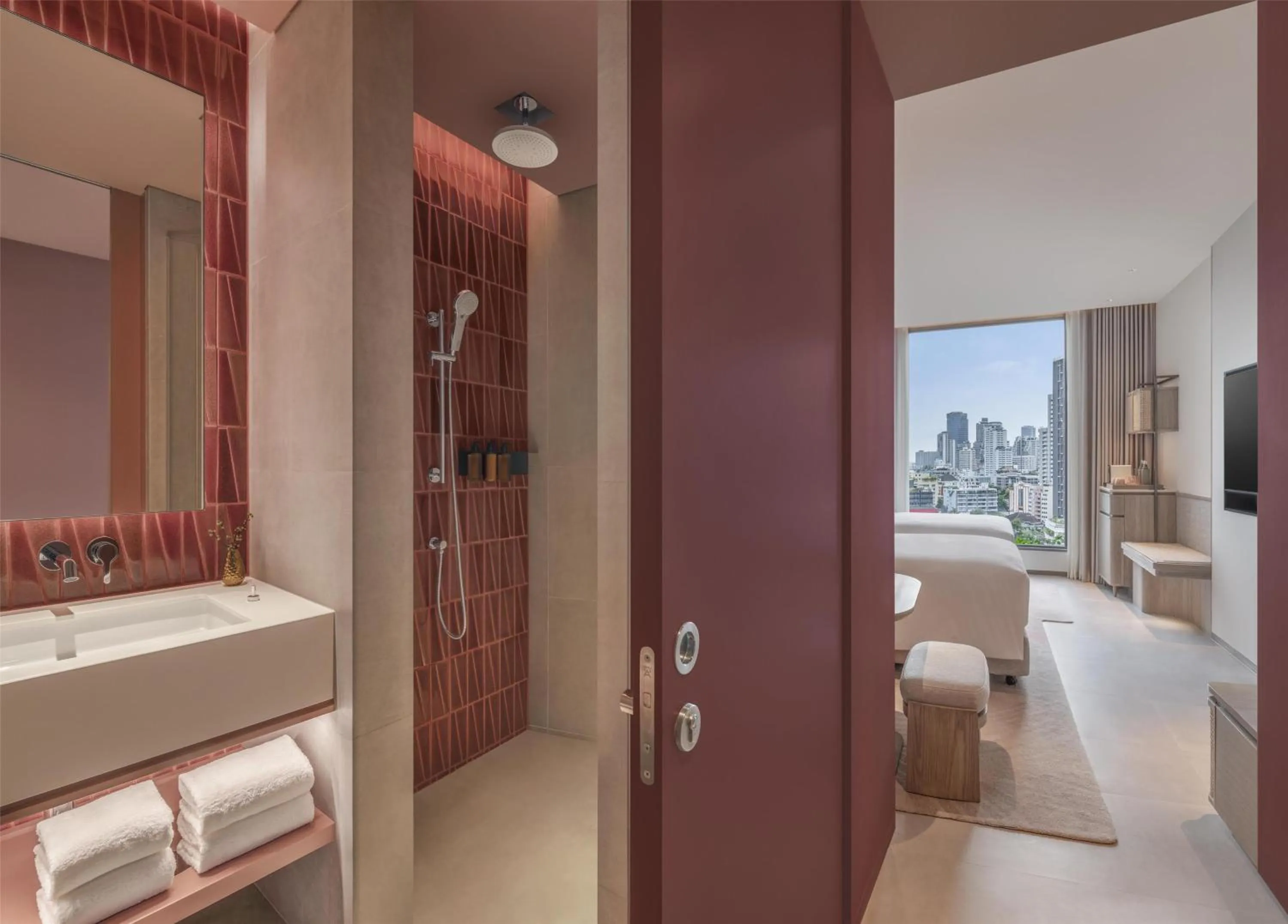 Bathroom in Kromo Bangkok, Curio Collection By Hilton