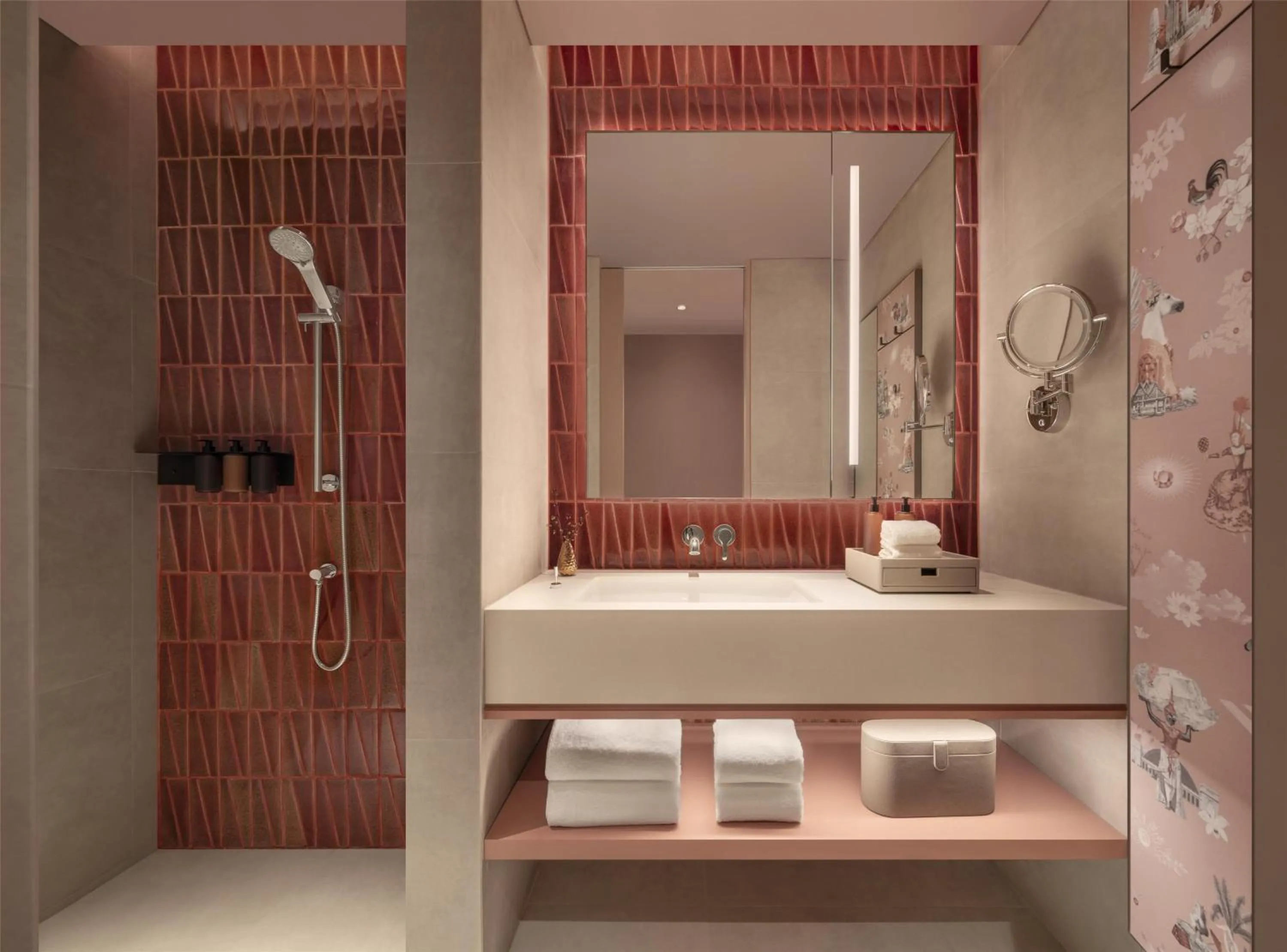 Bathroom in Kromo Bangkok, Curio Collection By Hilton