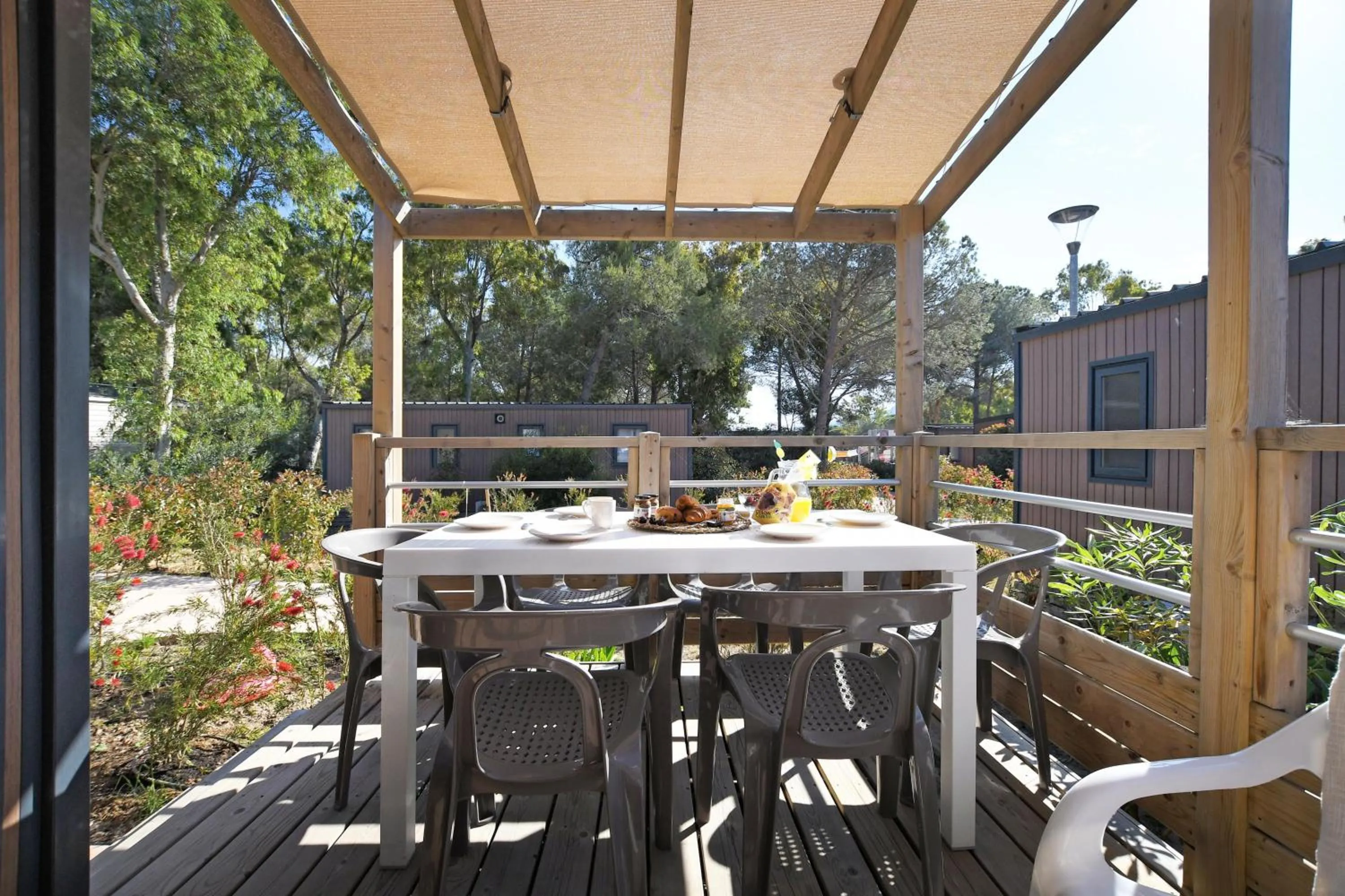 Patio in Camping Bella Vista