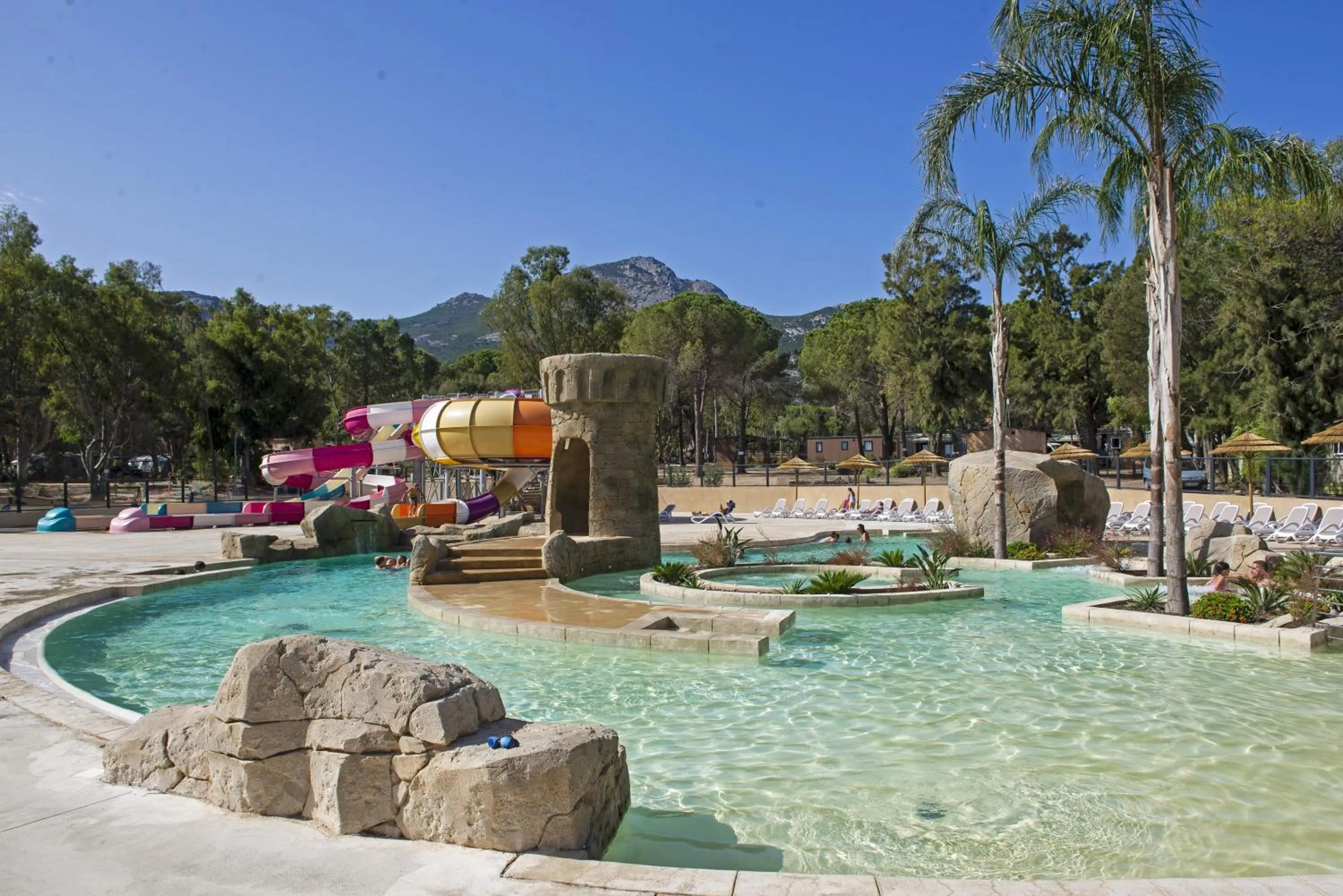 Aqua park in Camping Bella Vista