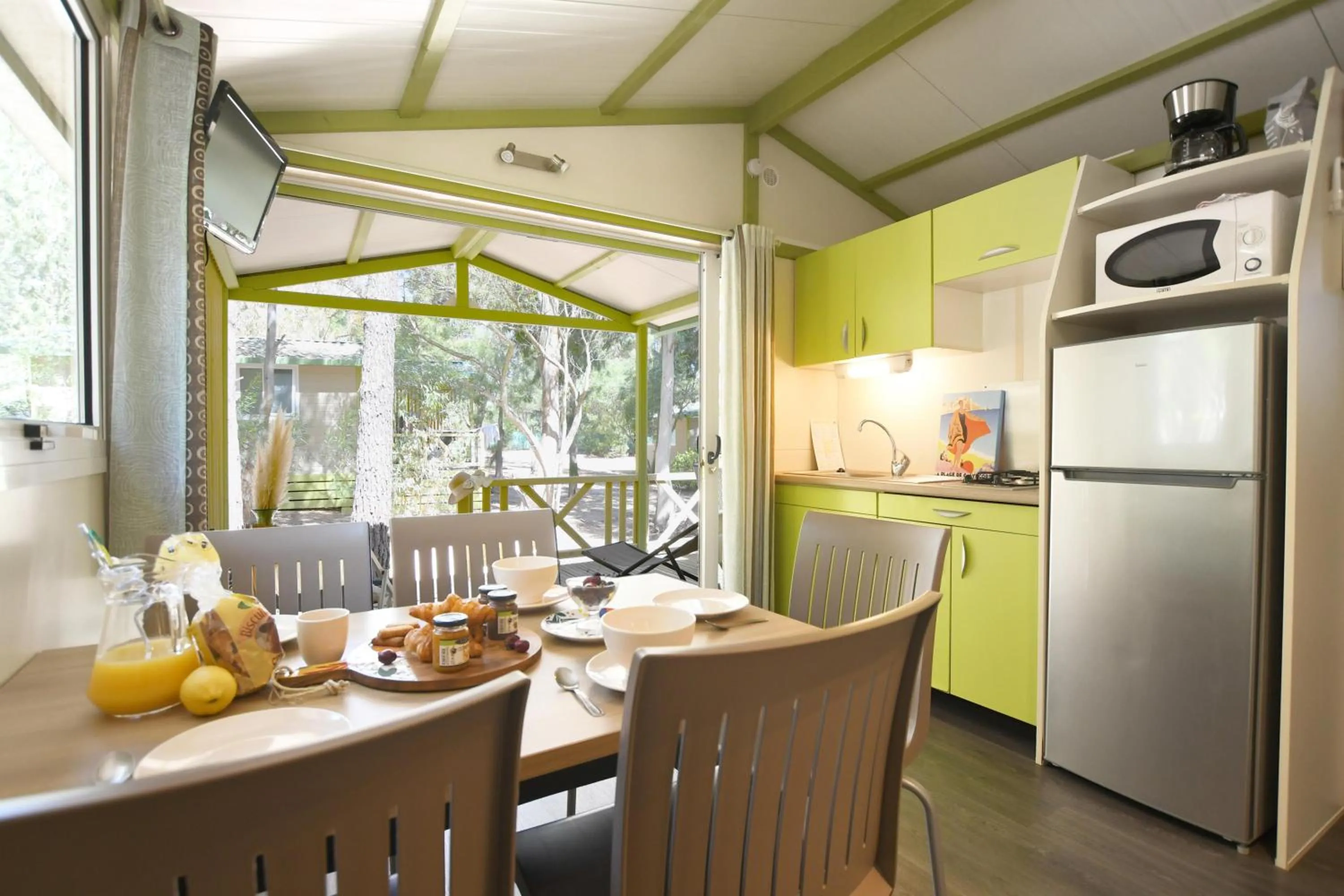 Living room in Camping Bella Vista