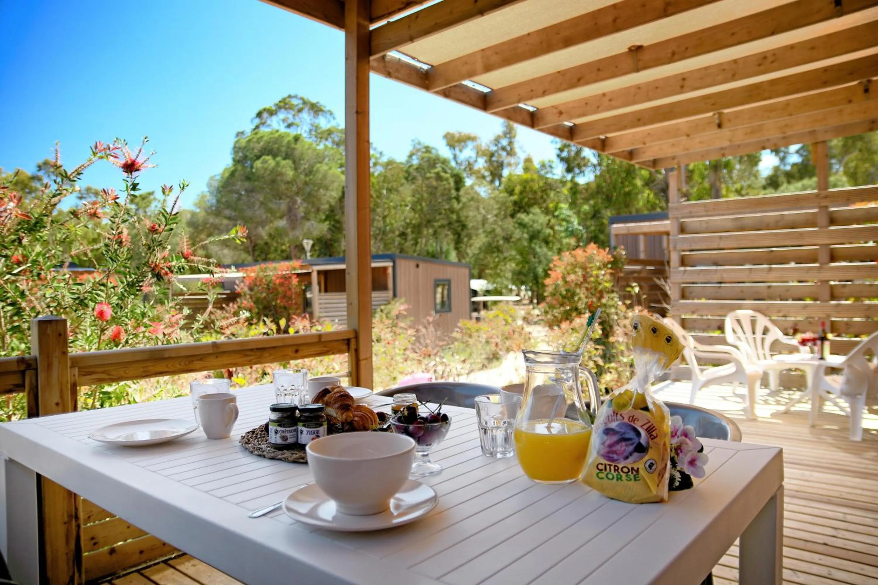 Patio in Camping Bella Vista