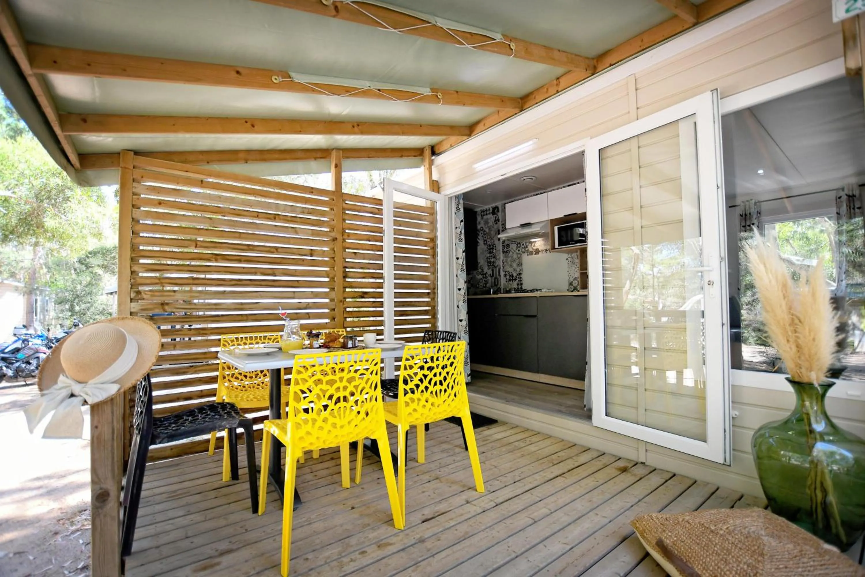 Patio in Camping Bella Vista