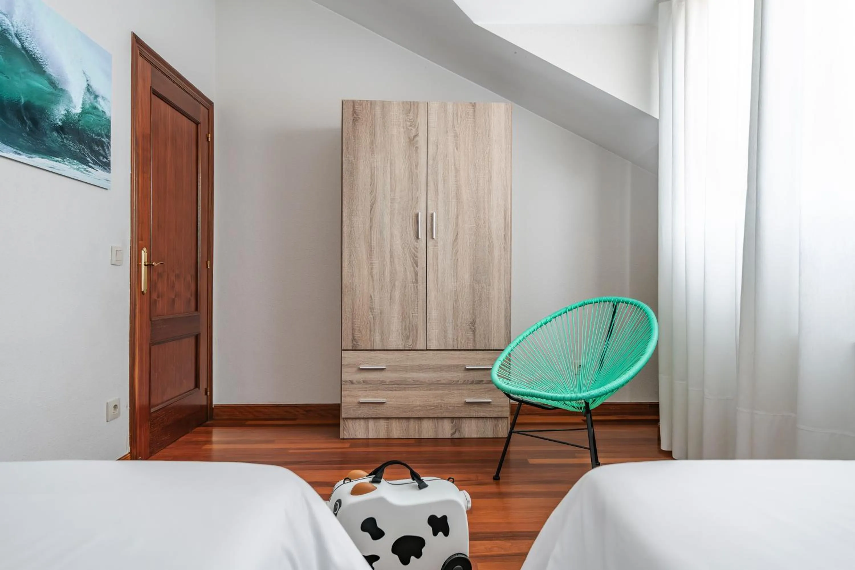 Bedroom, Bed in Apartamentos Alday