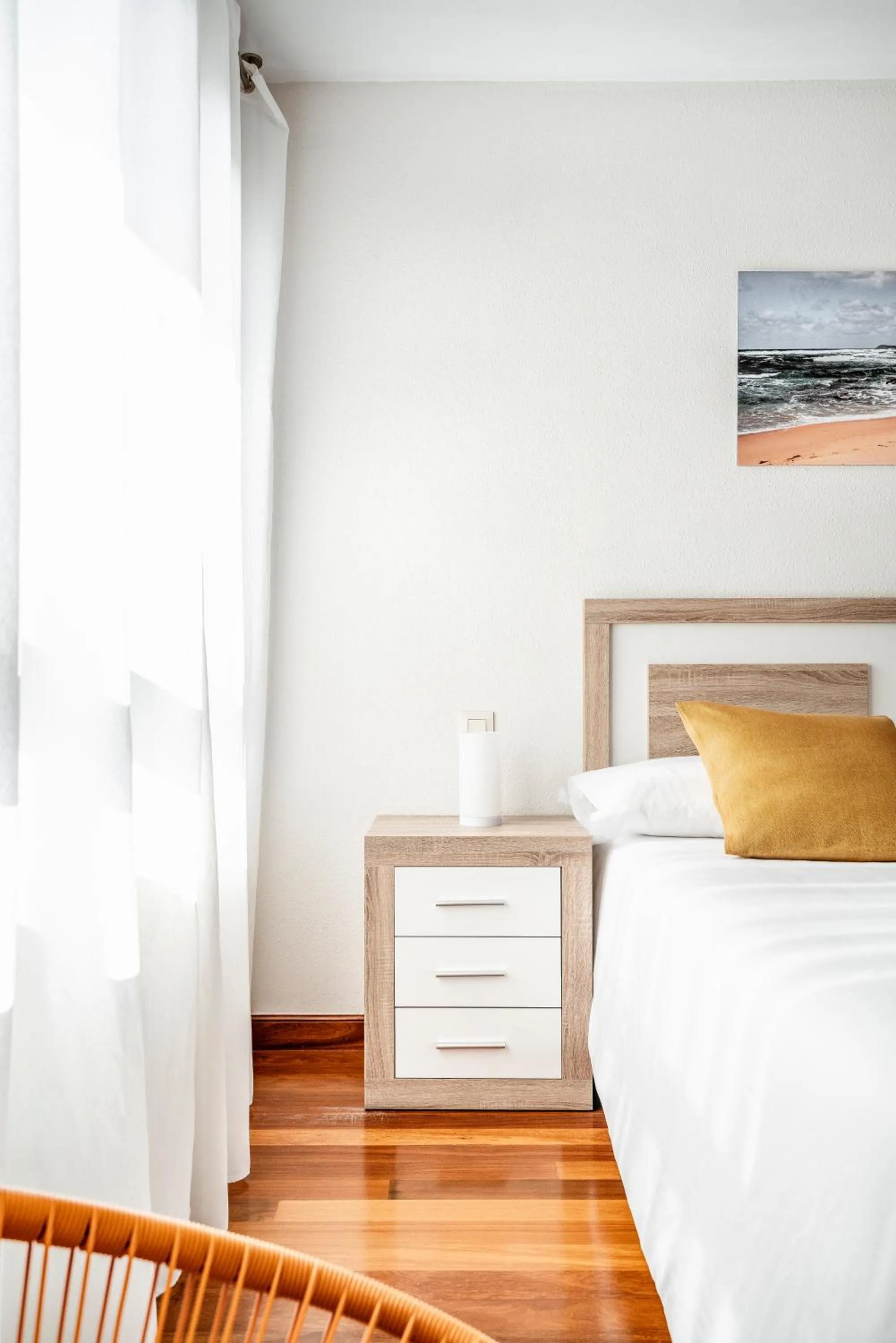 Bedroom, Bed in Apartamentos Alday